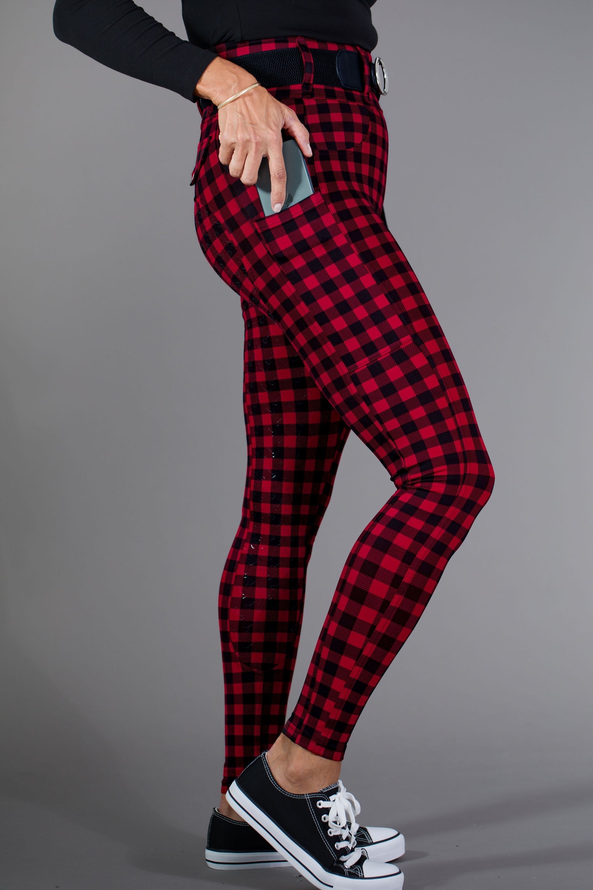 Canter Culture Athletic Breeches - Buffalo Plaid - Canter Culture Riding Apparel - Equiluxe Tack