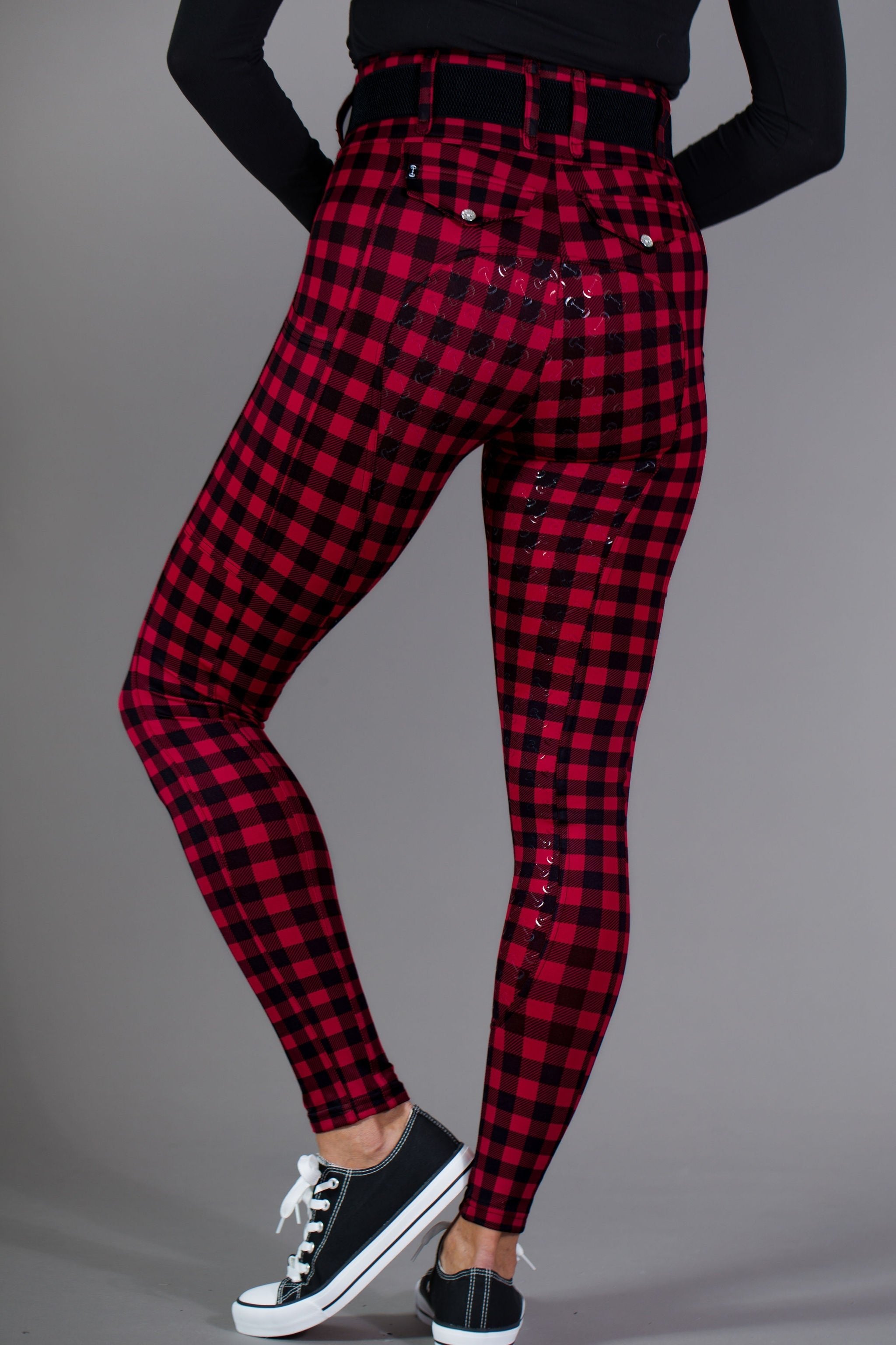 Canter Culture Athletic Breeches - Buffalo Plaid - Canter Culture Riding Apparel - Equiluxe Tack