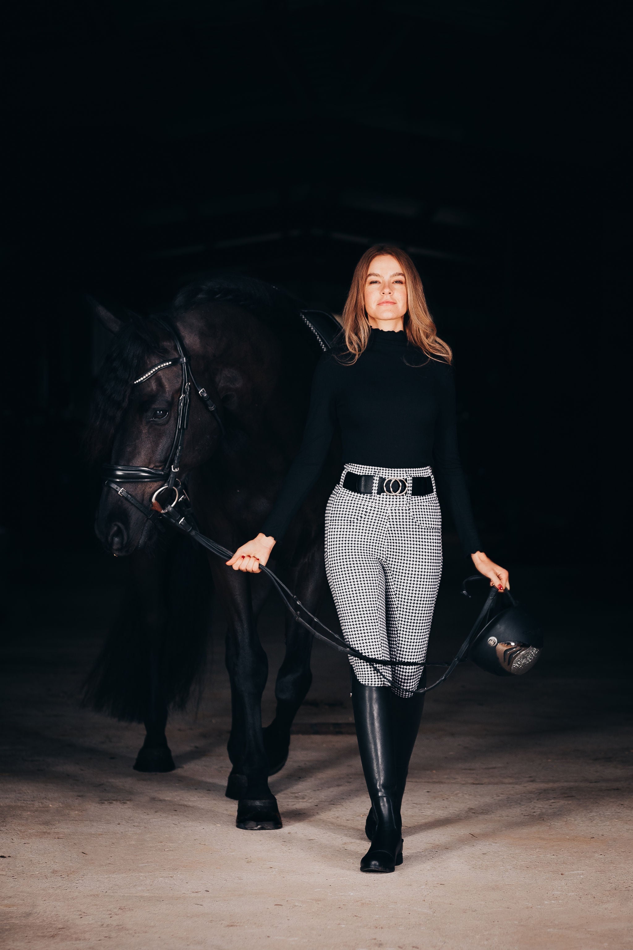 Canter Culture Athletic Breeches - Houndstooth - Canter Culture Riding Apparel - Equiluxe Tack