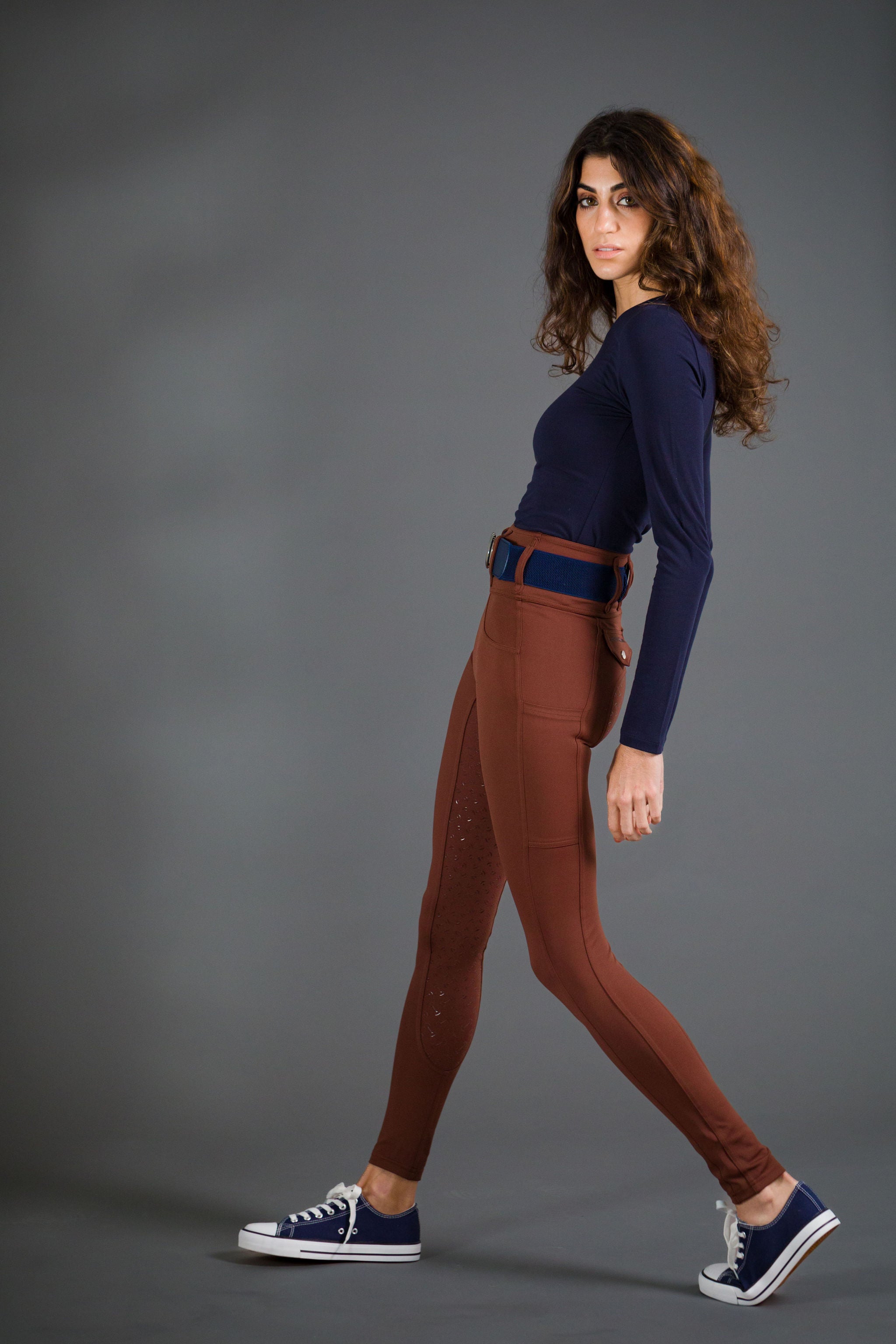 Canter Culture Athletic Breeches - Leather Brown - Canter Culture Riding Apparel - Equiluxe Tack