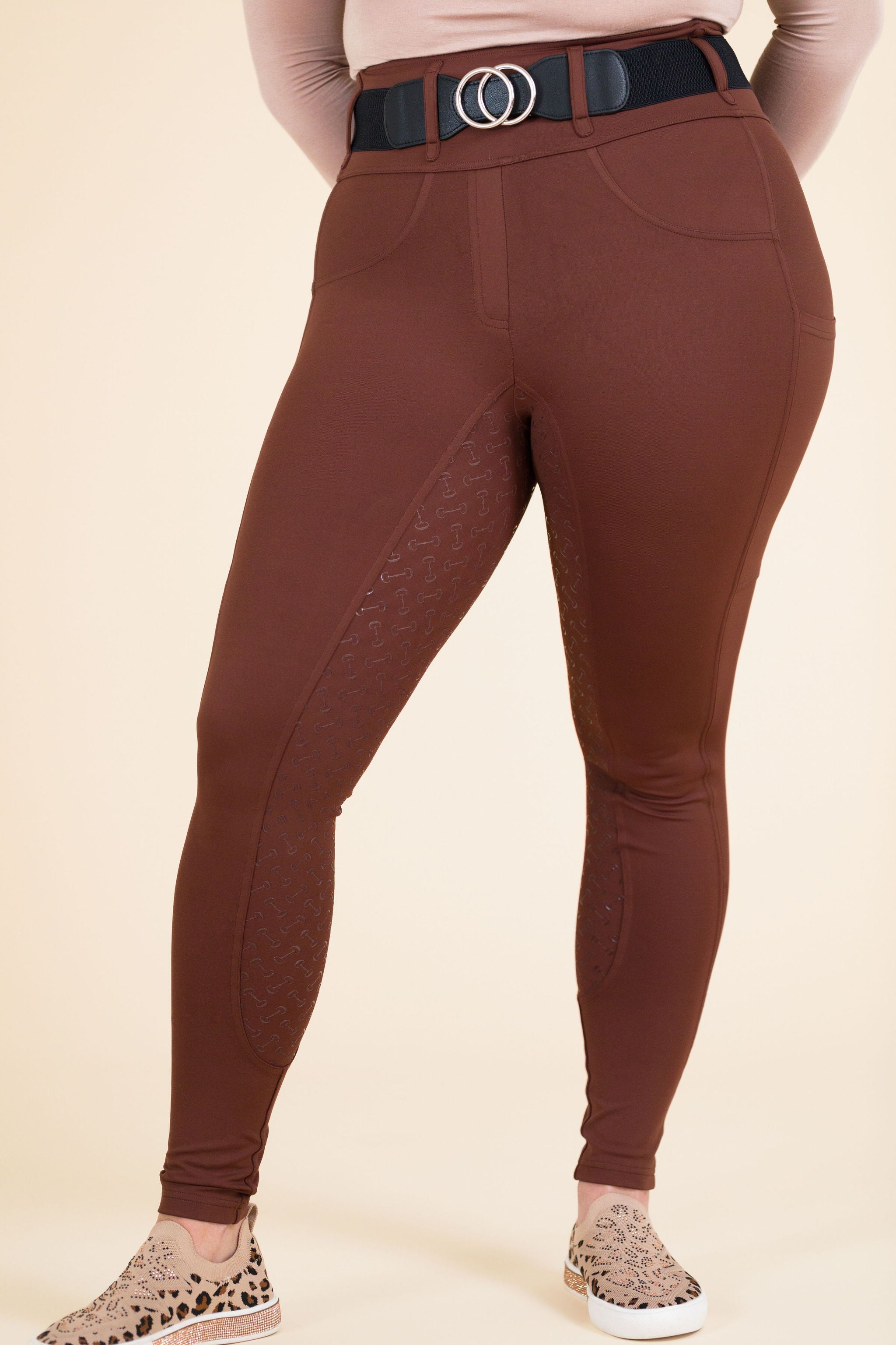 Canter Culture Athletic Breeches - Leather Brown - Canter Culture Riding Apparel - Equiluxe Tack