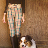 Canter Culture Athletic Breeches - London Plaid - Canter Culture Riding Apparel - Equiluxe Tack