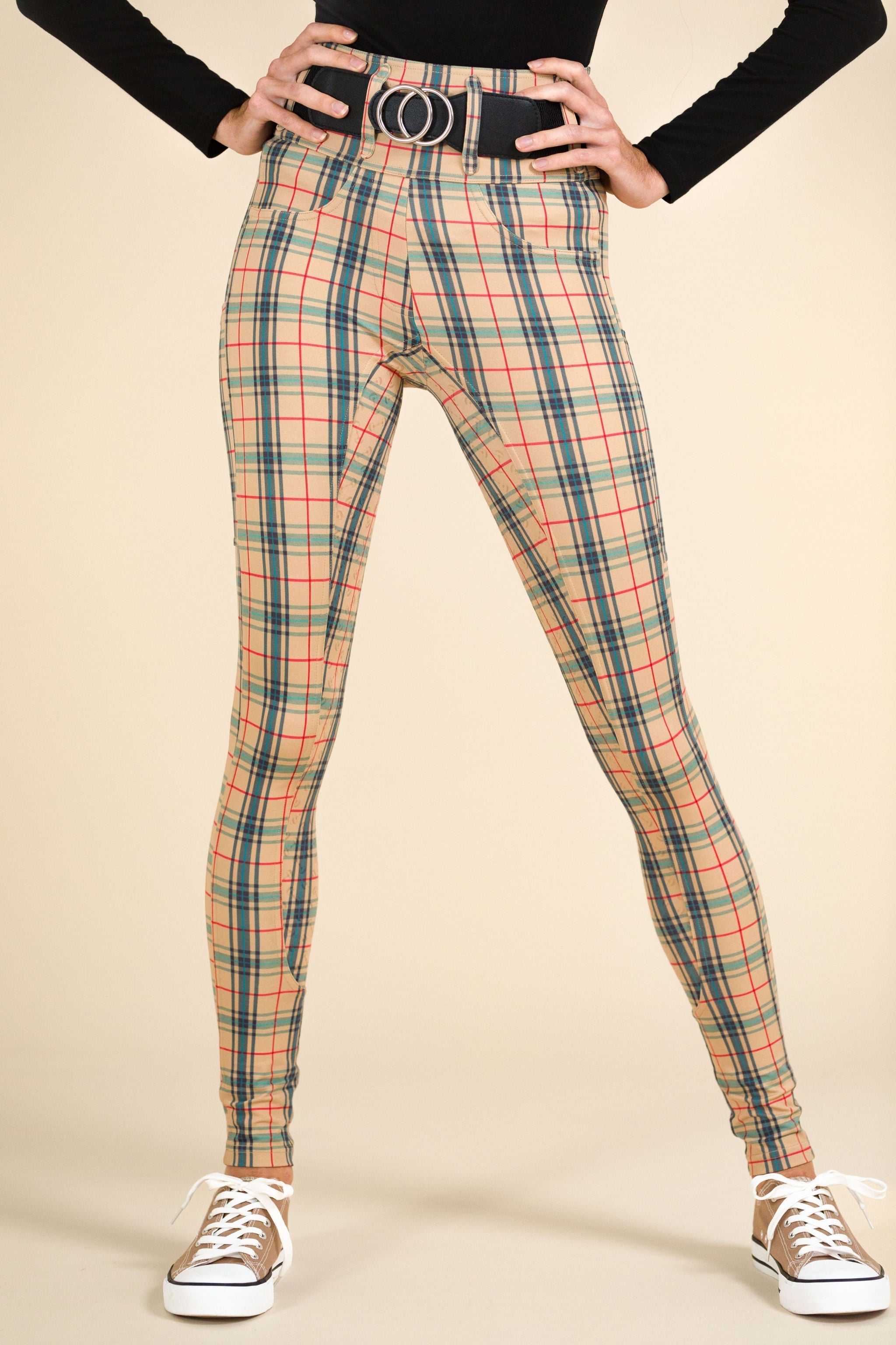 Canter Culture Athletic Breeches - London Plaid - Canter Culture Riding Apparel - Equiluxe Tack