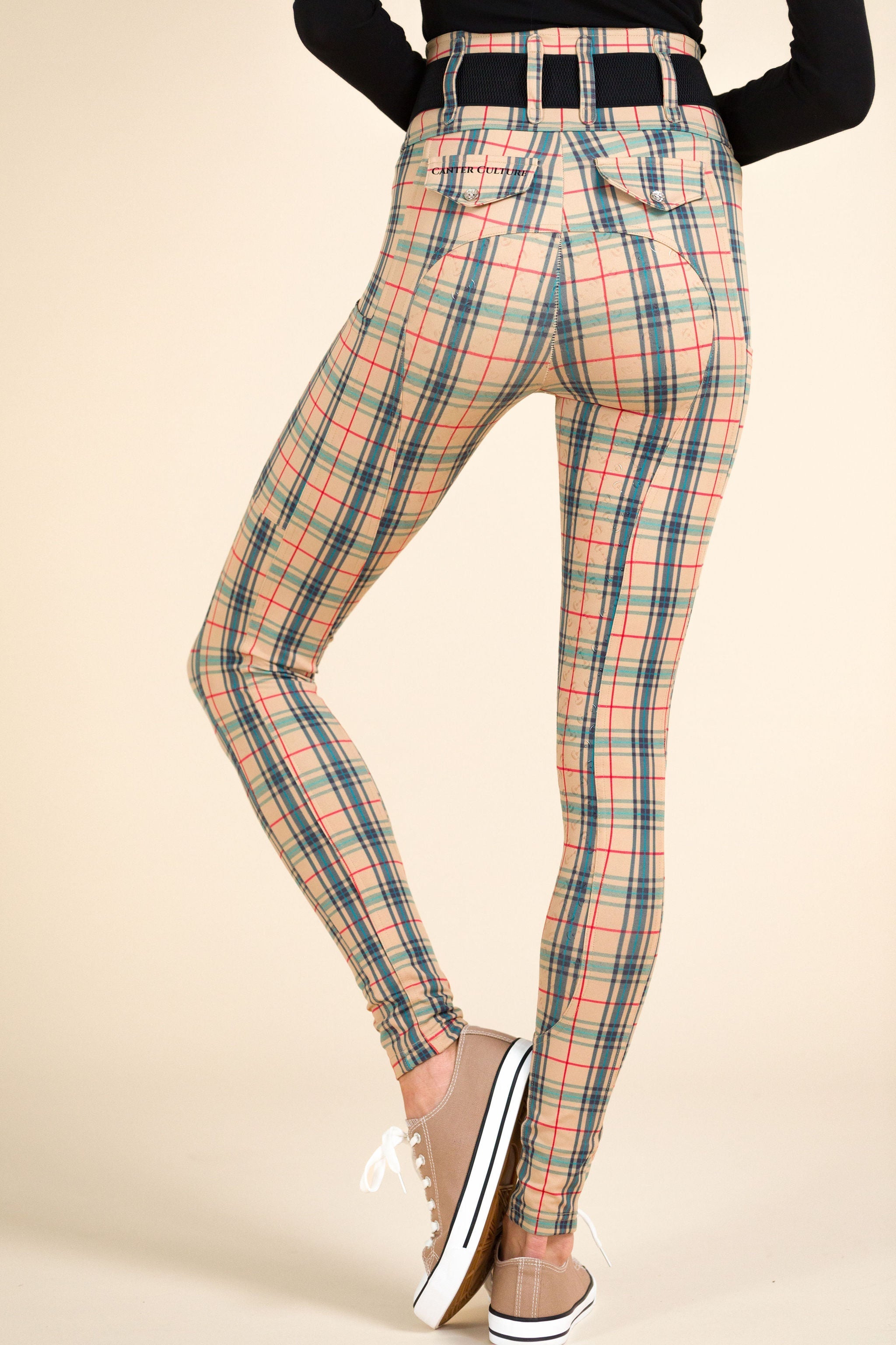 Canter Culture Athletic Breeches - London Plaid - Canter Culture Riding Apparel - Equiluxe Tack