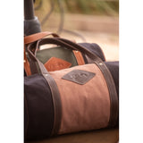 Pénélope Canvas Bowl Bag Medium Model - Pink & Black