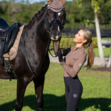Equestrian Stockholm Ear Bonnet Champagne