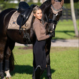 Equestrian Stockholm Ear Bonnet Champagne