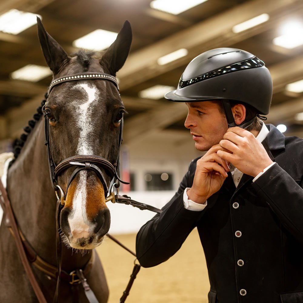 Charles Owen Luna Riding Helmet - Charles Owen - Equiluxe Tack