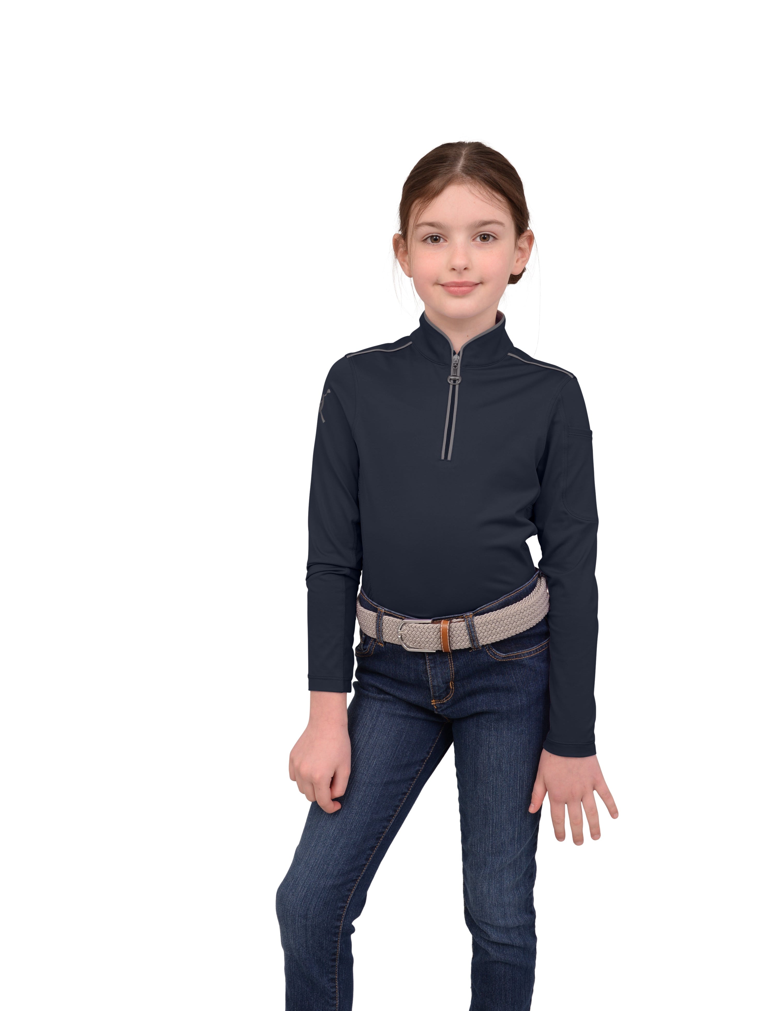 Chestnut Bay Performance Rider SkyCool® Youth Shirt - Chestnut Bay - Equiluxe Tack