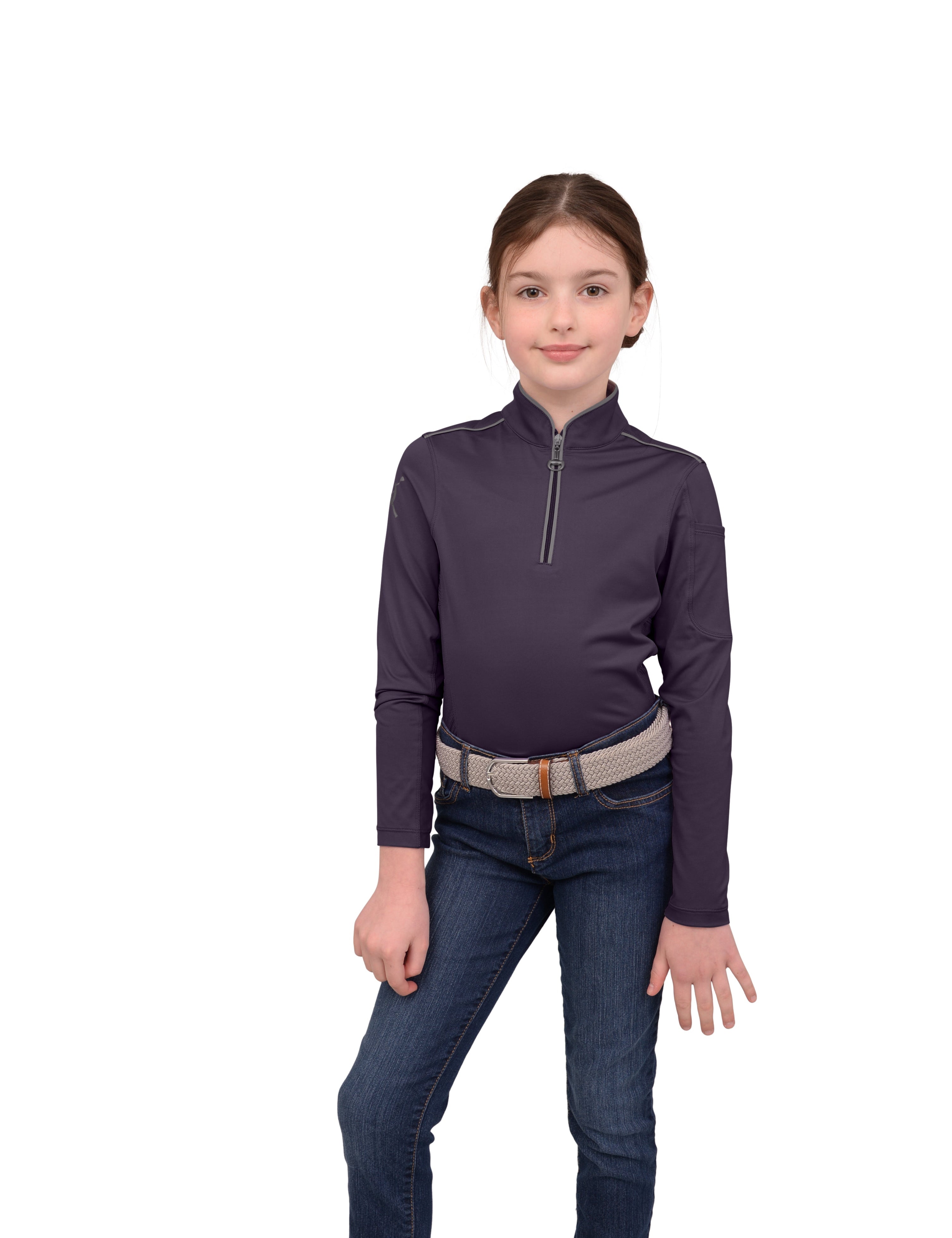 Chestnut Bay Performance Rider SkyCool® Youth Shirt - Chestnut Bay - Equiluxe Tack