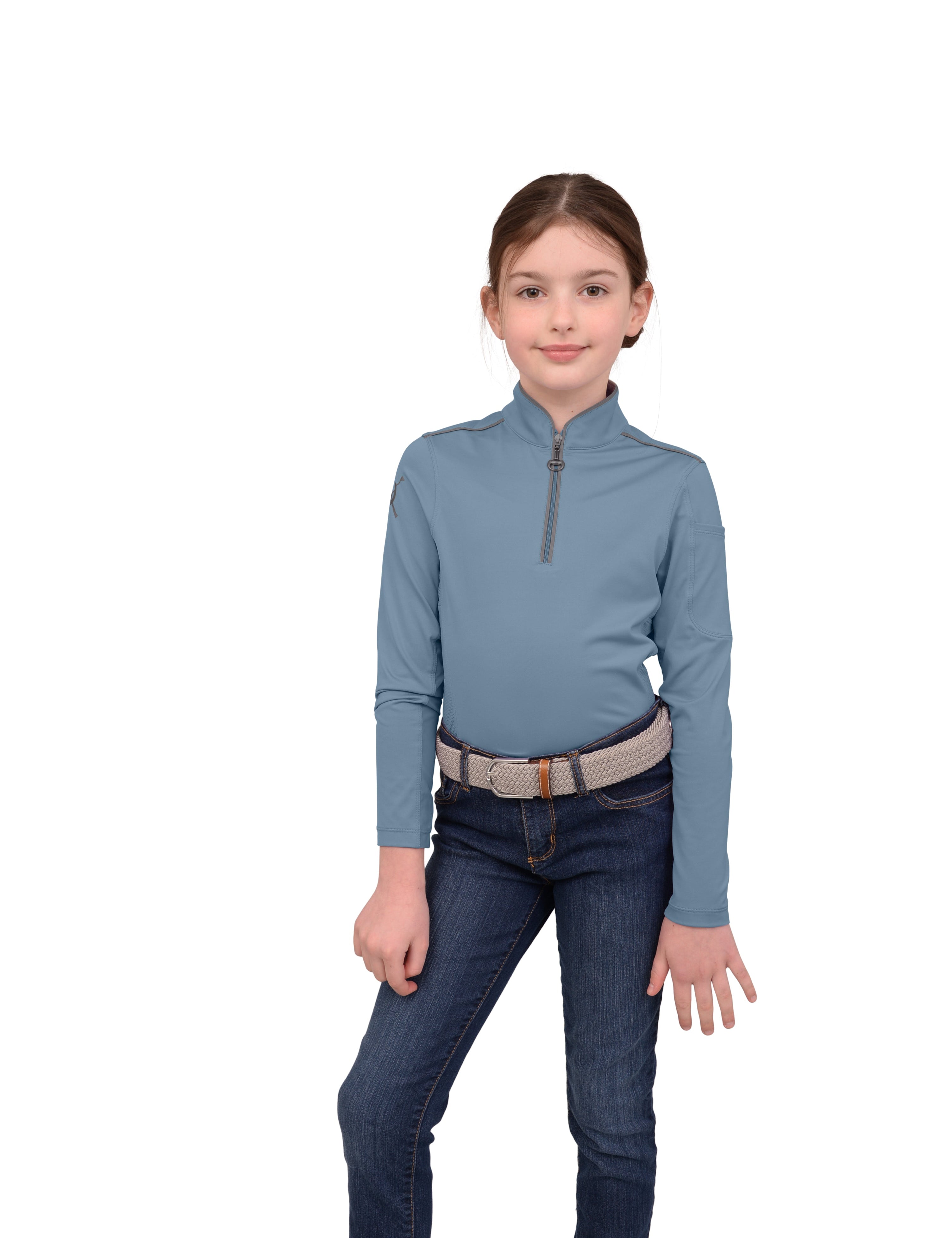 Chestnut Bay Performance Rider SkyCool® Youth Shirt - Chestnut Bay - Equiluxe Tack