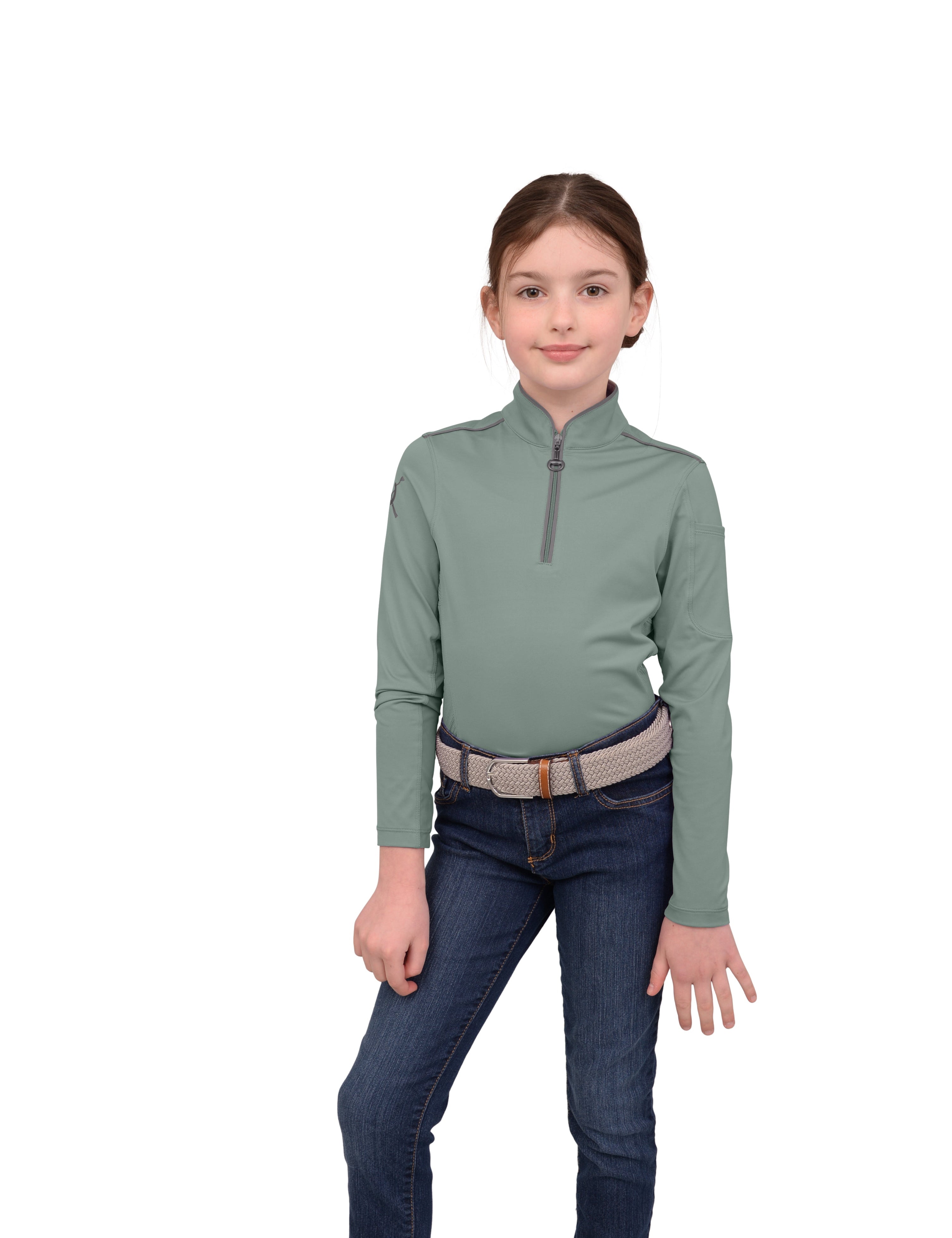 Chestnut Bay Performance Rider SkyCool® Youth Shirt - Chestnut Bay - Equiluxe Tack