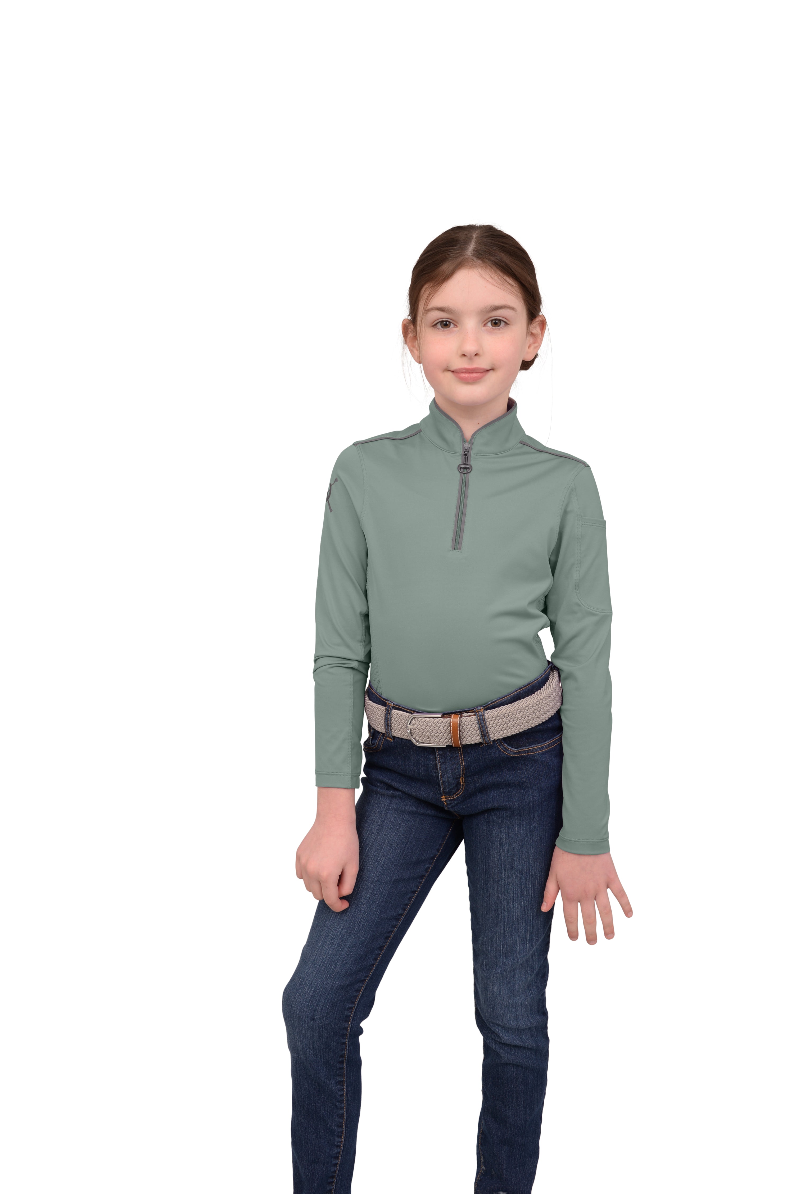 Chestnut Bay Performance Rider SkyCool® Youth Shirt - Chestnut Bay - Equiluxe Tack