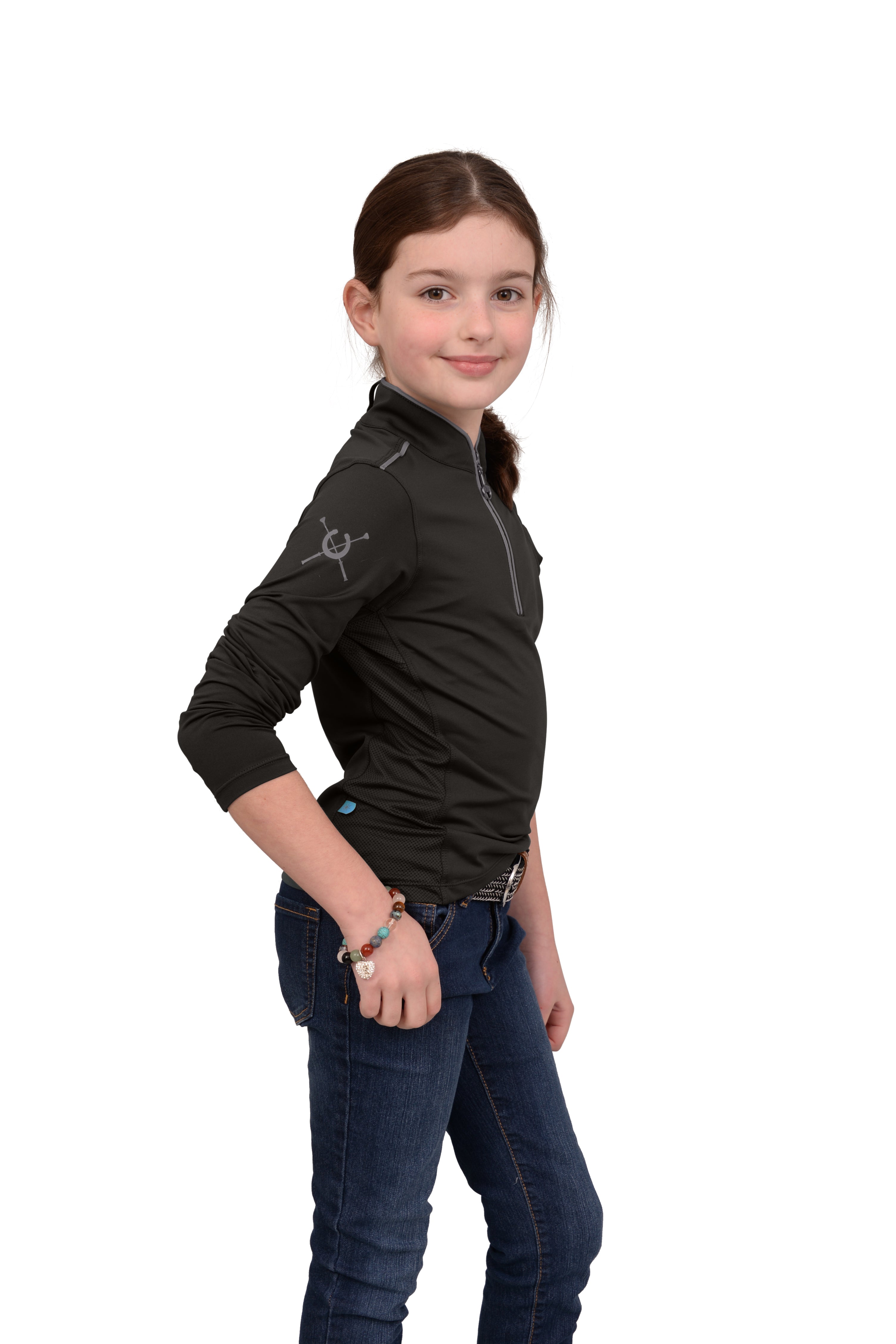 Chestnut Bay Performance Rider SkyCool® Youth Shirt - Chestnut Bay - Equiluxe Tack