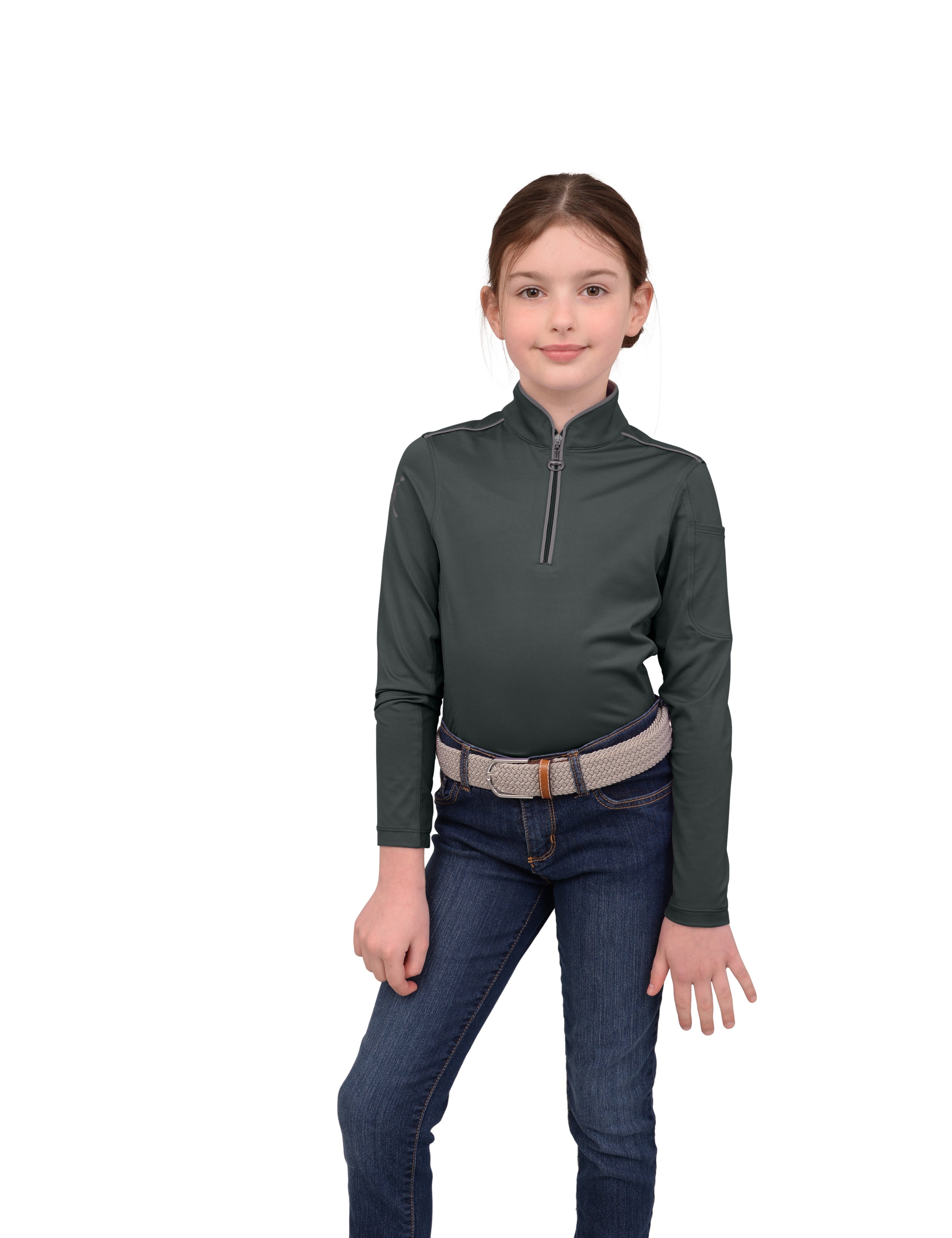 Chestnut Bay Performance Rider SkyCool® Youth Shirt - Chestnut Bay - Equiluxe Tack