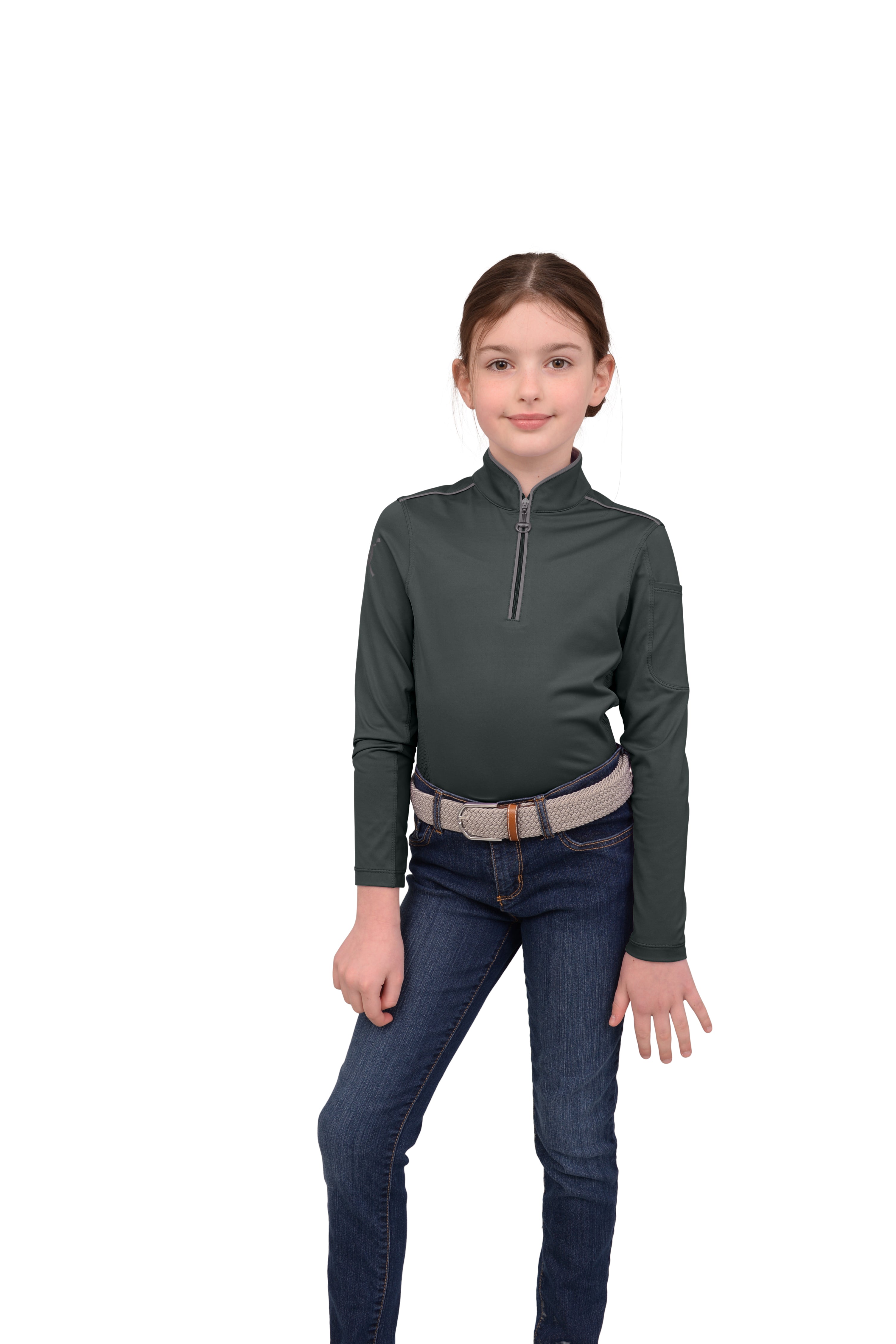 Chestnut Bay Performance Rider SkyCool® Youth Shirt - Chestnut Bay - Equiluxe Tack