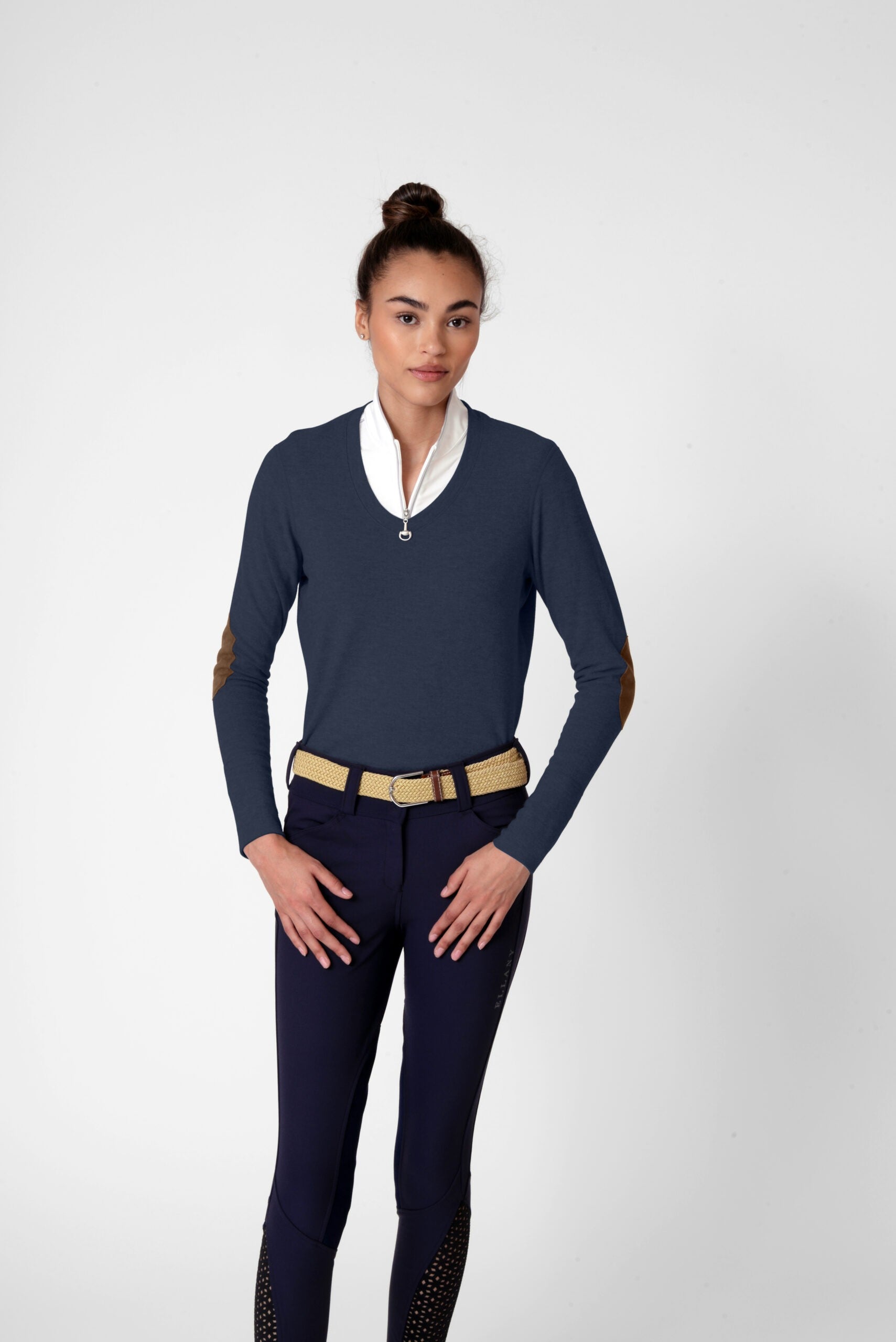 Chestnut Bay Rider Lounge V Neck - Chestnut Bay - Equiluxe Tack