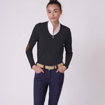 Chestnut Bay Rider Lounge V Neck - Chestnut Bay - Equiluxe Tack