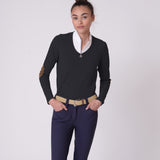 Chestnut Bay Rider Lounge V Neck - Chestnut Bay - Equiluxe Tack