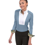 Chestnut Bay SkyCool® Liberty Show Long Sleeve Shirt - Chestnut Bay - Equiluxe Tack