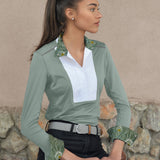 Chestnut Bay SkyCool® Liberty Show Long Sleeve Shirt - Chestnut Bay - Equiluxe Tack