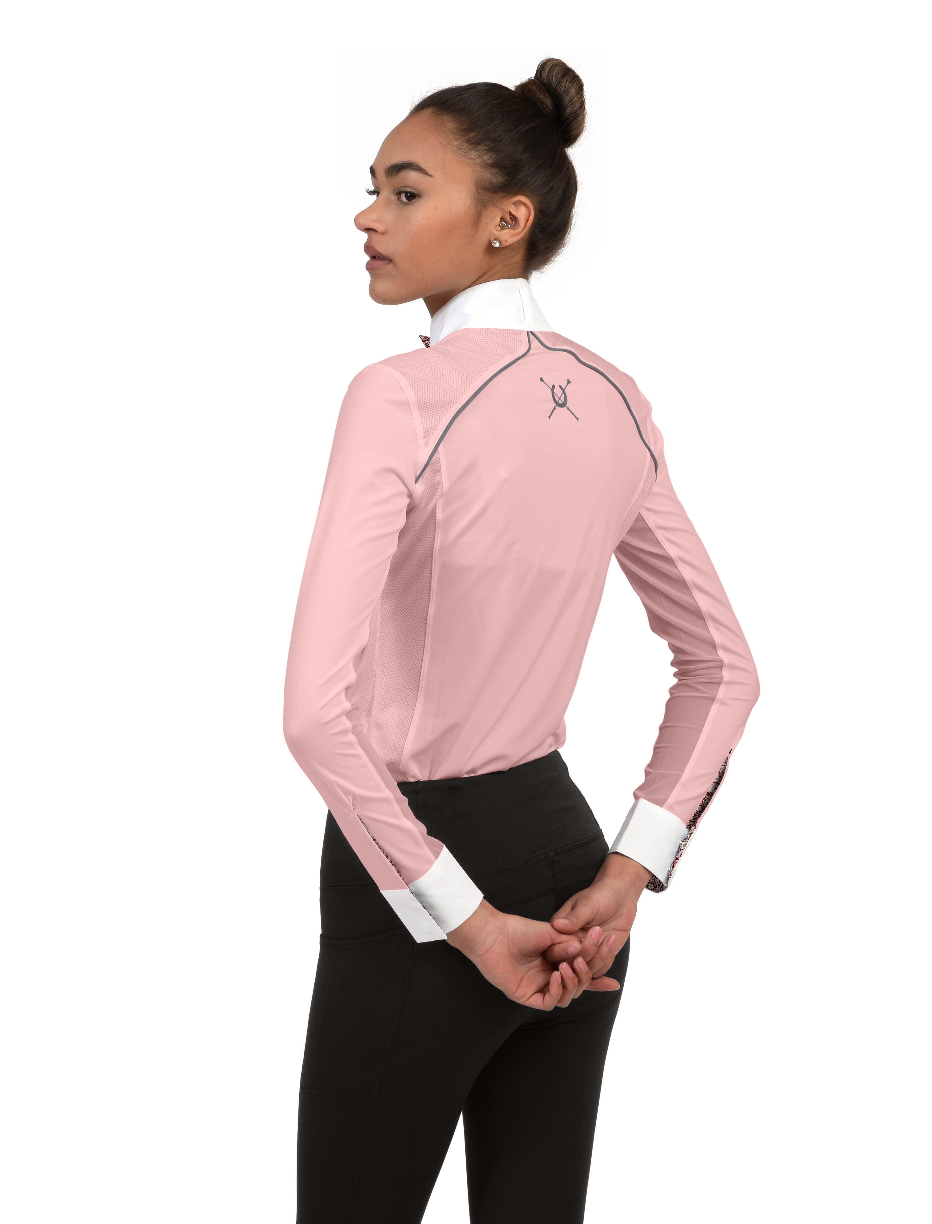 Chestnut Bay SkyCool® Liberty Show Long Sleeve Shirt - Chestnut Bay - Equiluxe Tack