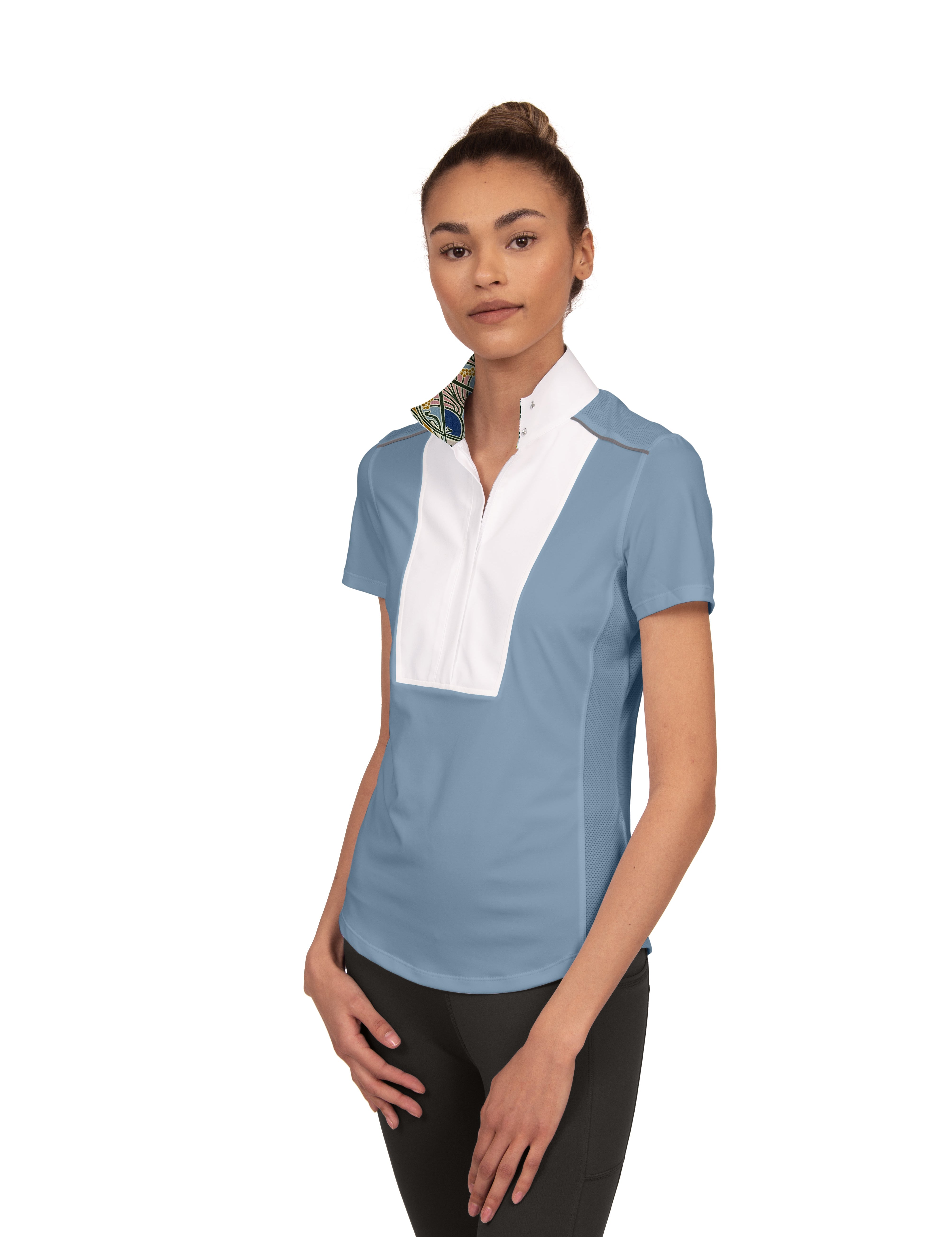 Chestnut Bay SkyCool® Liberty Show Short Sleeve Shirt - Chestnut Bay - Equiluxe Tack