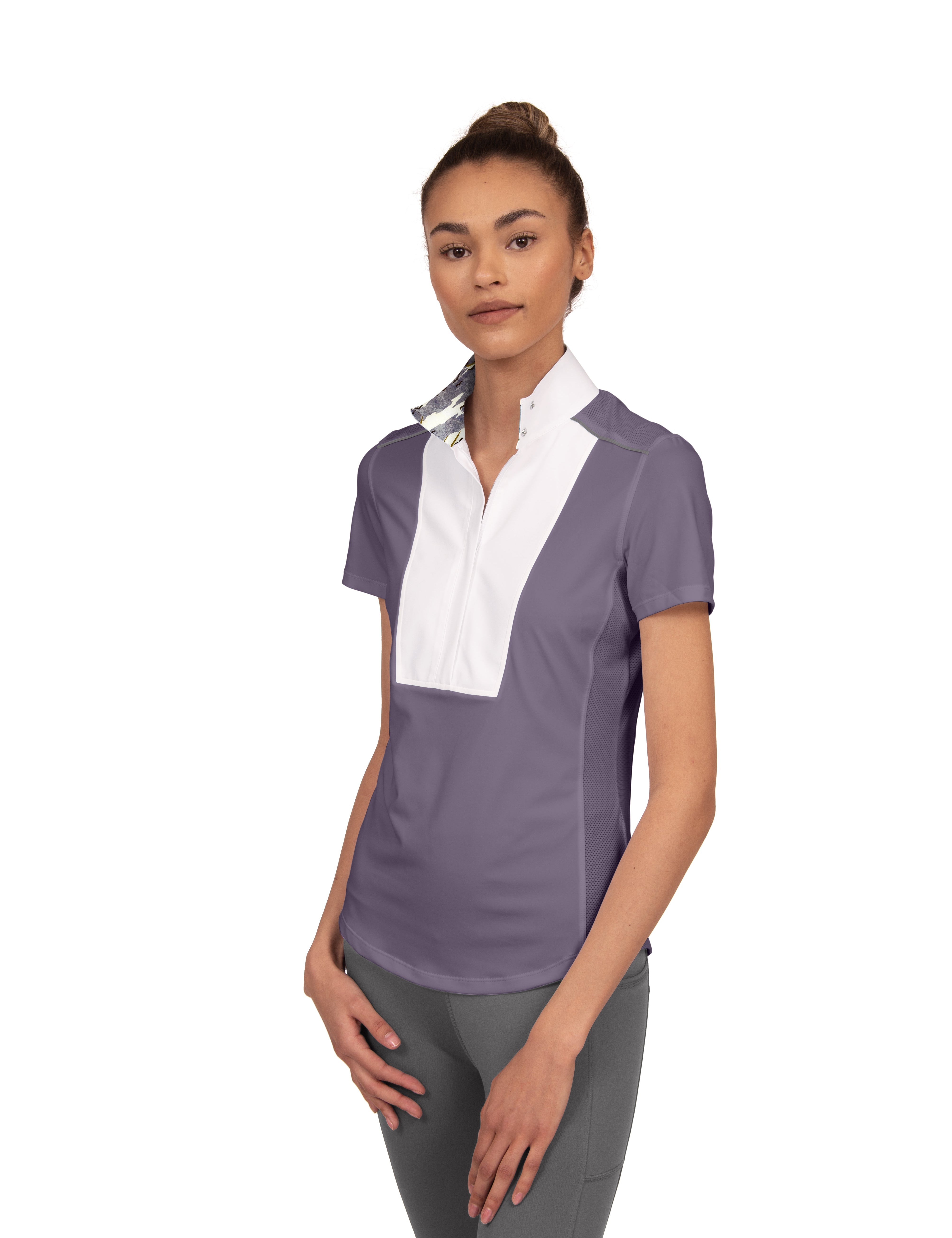 Chestnut Bay SkyCool® Liberty Show Short Sleeve Shirt - Chestnut Bay - Equiluxe Tack