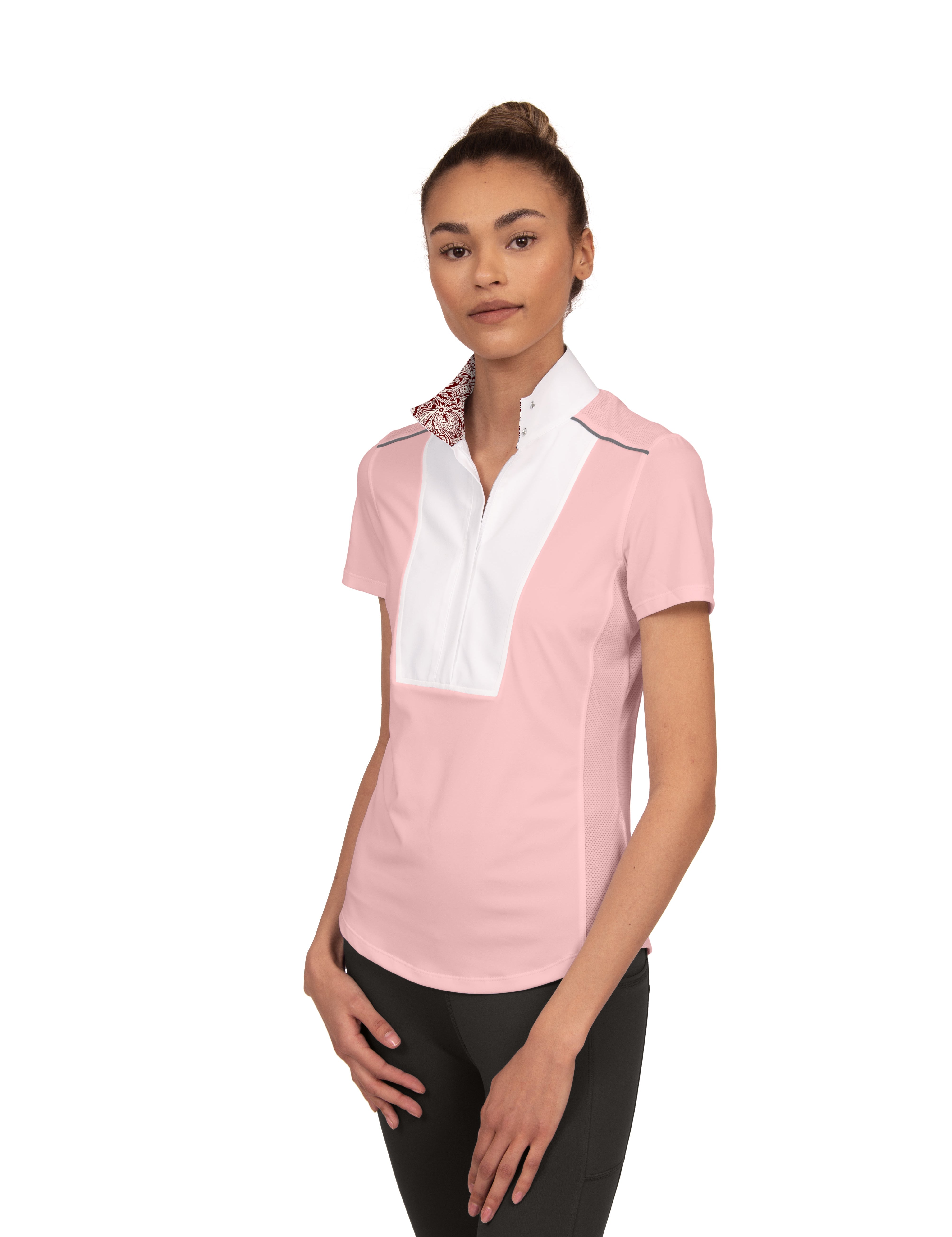 Chestnut Bay SkyCool® Liberty Show Short Sleeve Shirt - Chestnut Bay - Equiluxe Tack