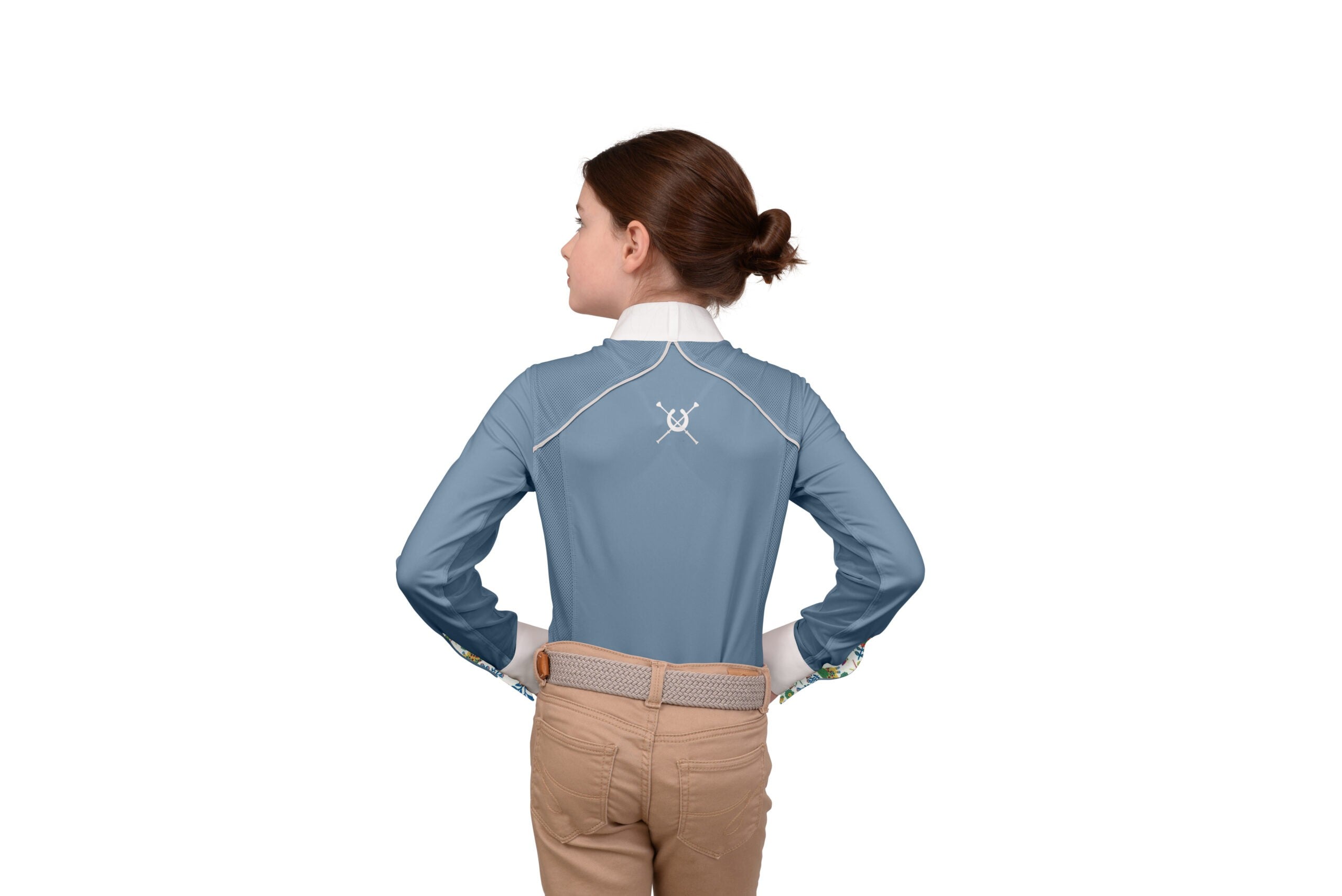 Chestnut Bay SkyCool® Liberty Youth Show Shirt - Chestnut Bay - Equiluxe Tack