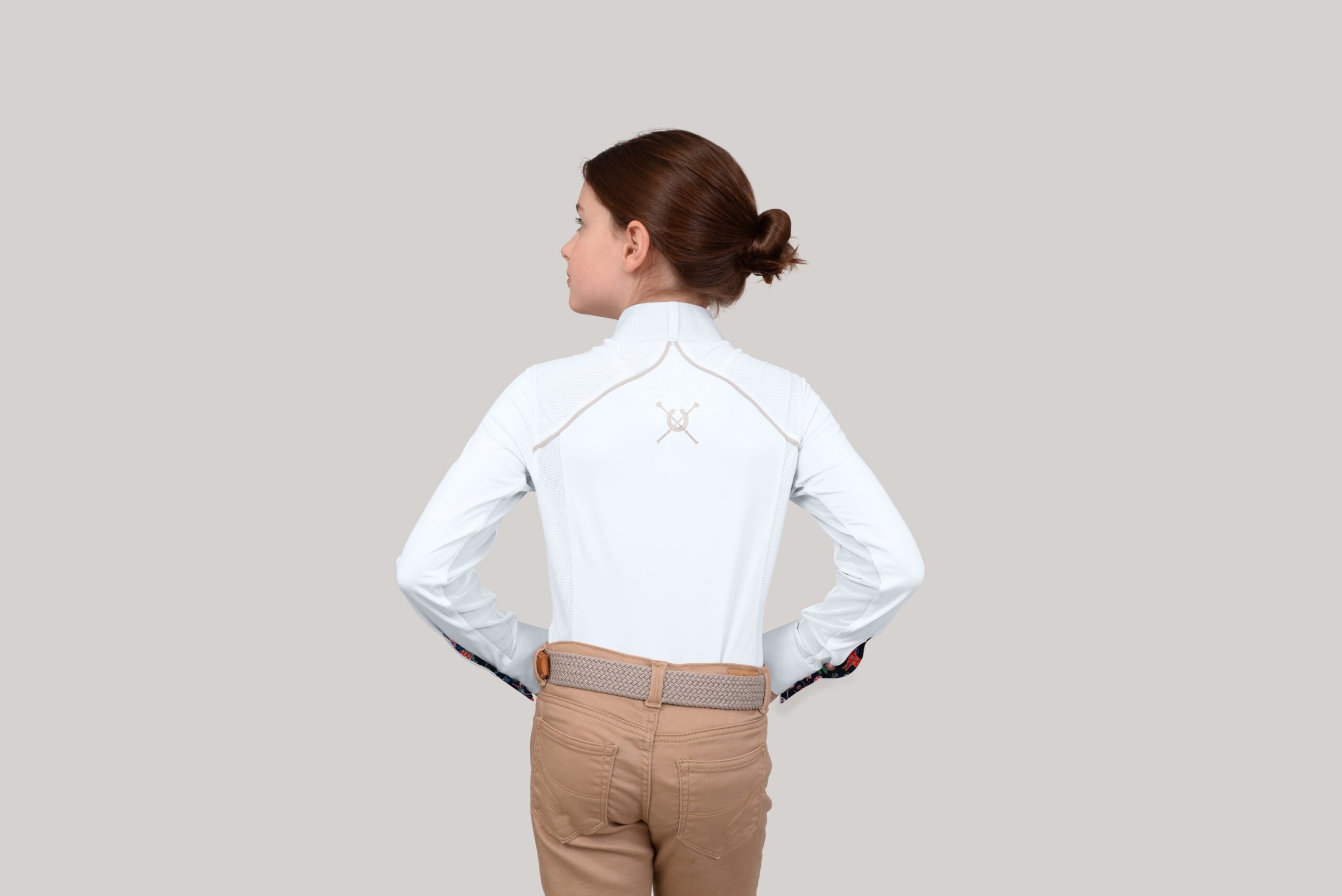 Chestnut Bay SkyCool® Liberty Youth Show Shirt - Chestnut Bay - Equiluxe Tack