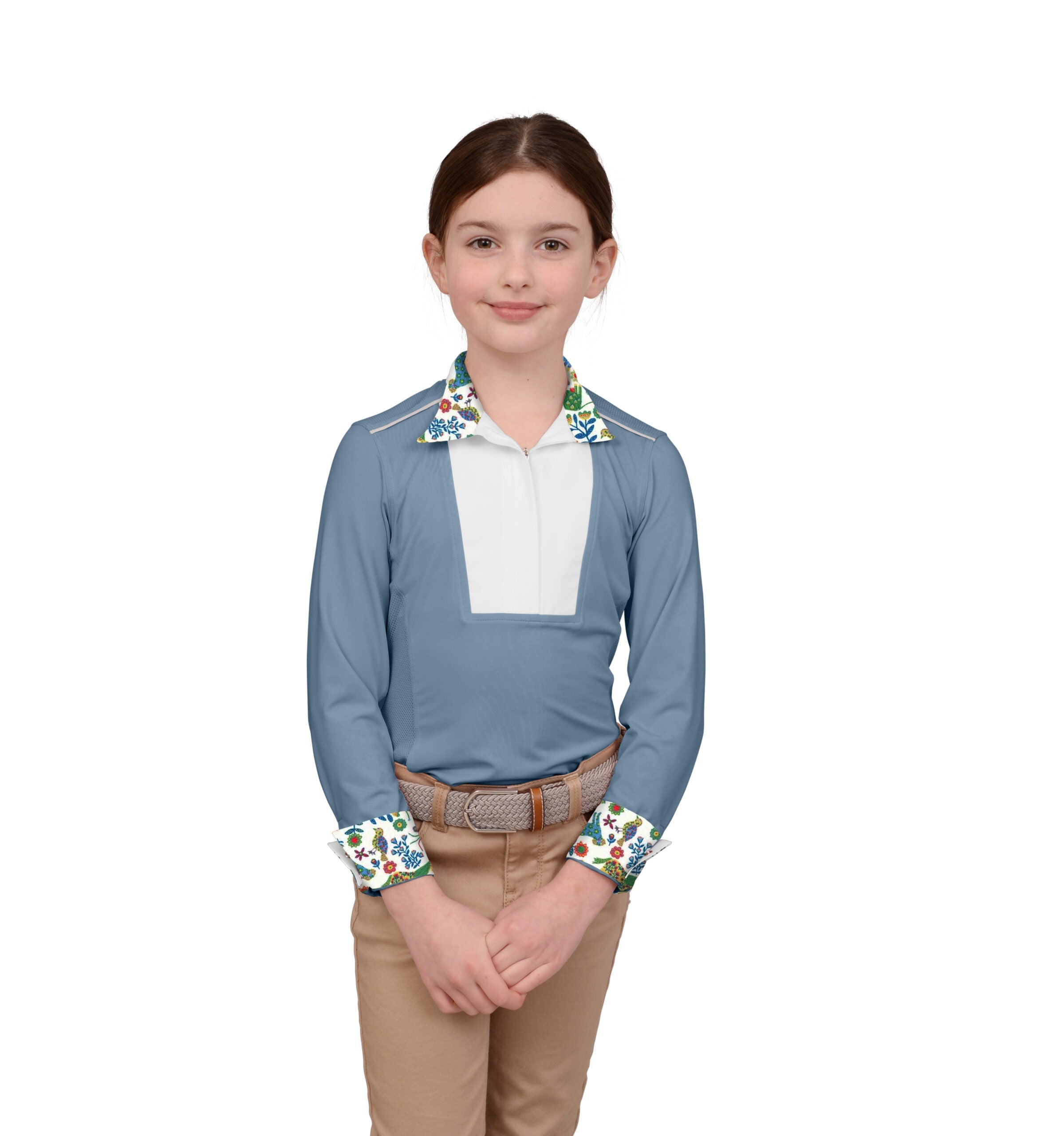 Chestnut Bay SkyCool® Liberty Youth Show Shirt - Chestnut Bay - Equiluxe Tack