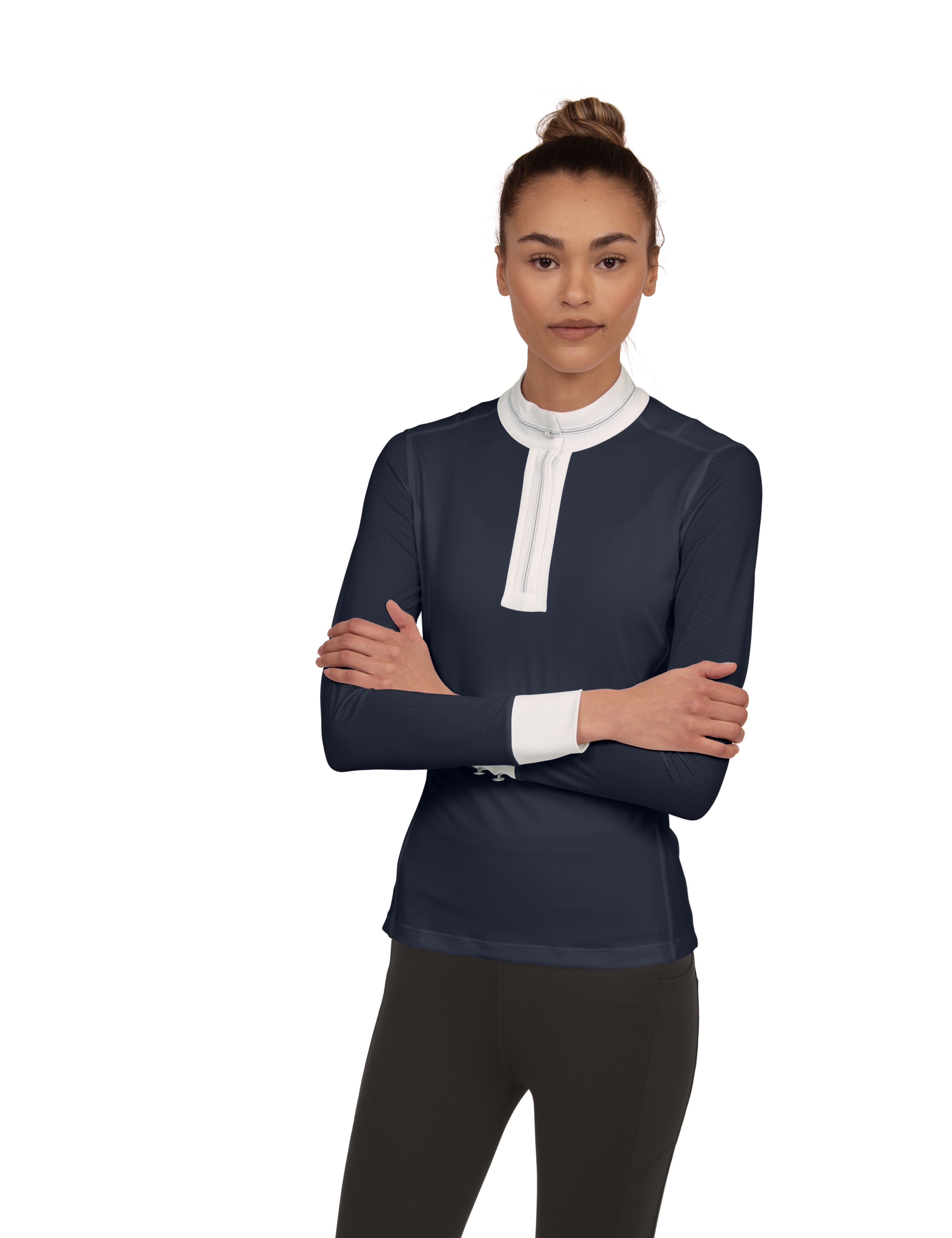 Chestnut Bay SkyCool® Long Sleeve Show Shirt - Chestnut Bay - Equiluxe Tack