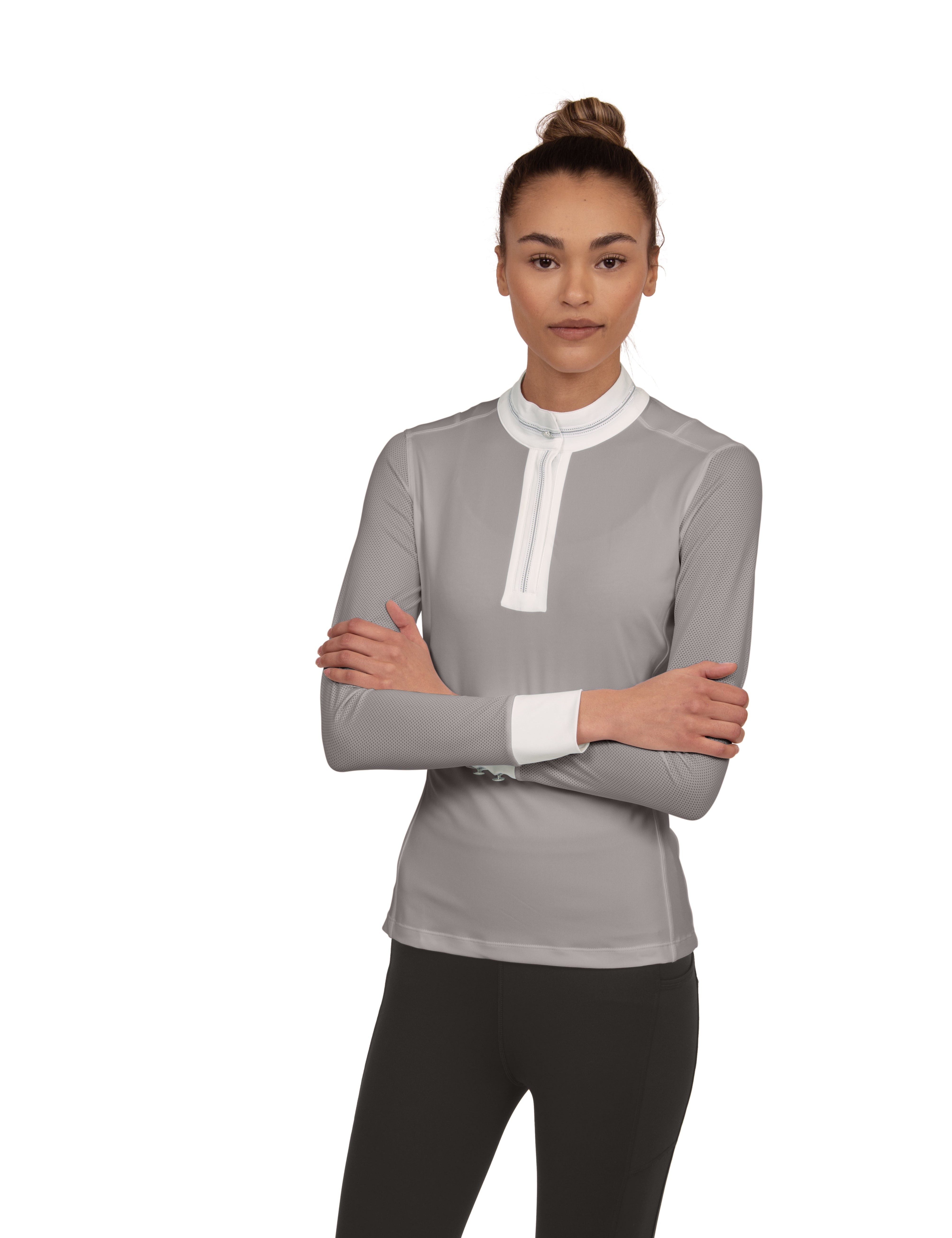 Chestnut Bay SkyCool® Long Sleeve Show Shirt - Chestnut Bay - Equiluxe Tack