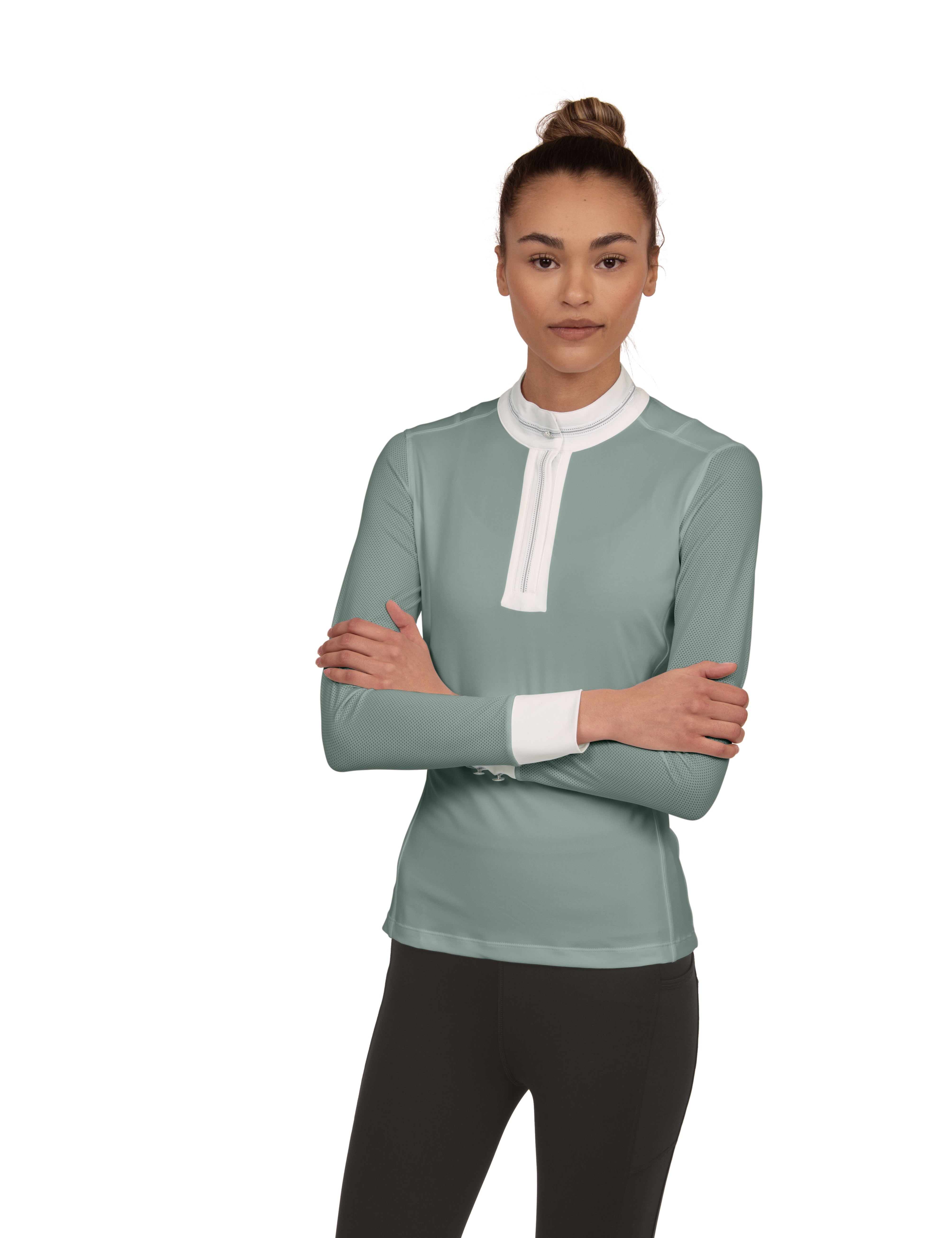 Chestnut Bay SkyCool® Long Sleeve Show Shirt - Chestnut Bay - Equiluxe Tack