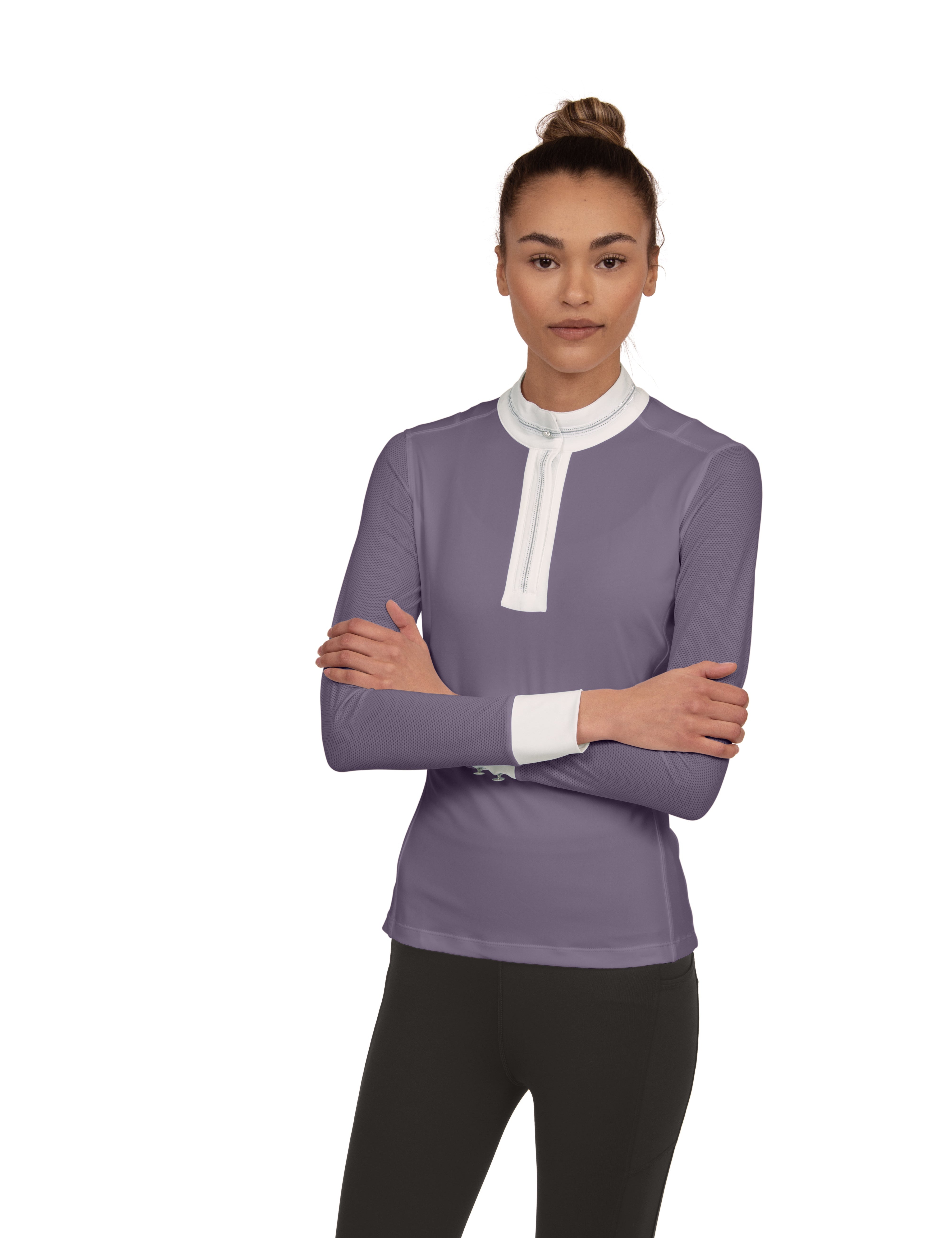 Chestnut Bay SkyCool® Long Sleeve Show Shirt - Chestnut Bay - Equiluxe Tack