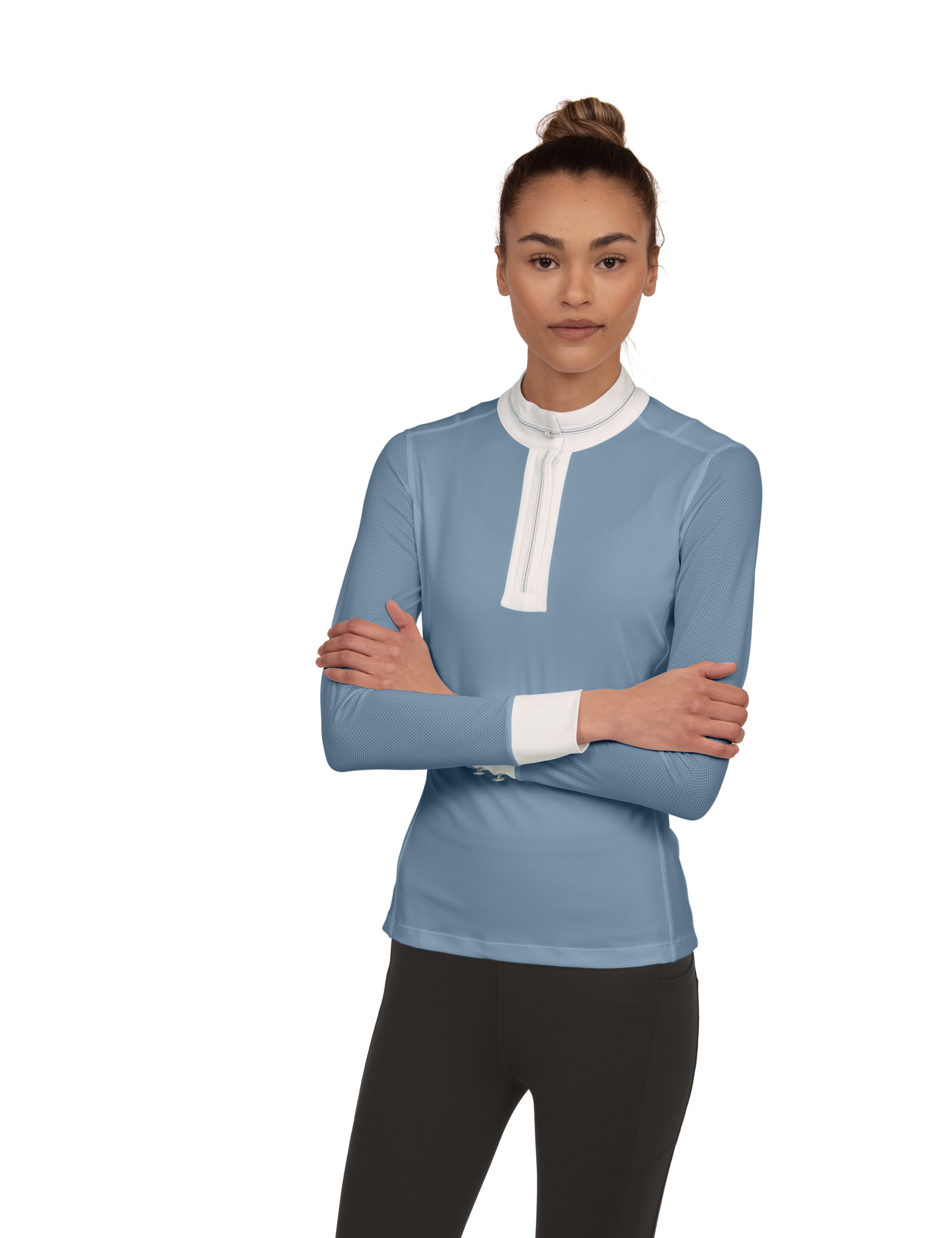Chestnut Bay SkyCool® Long Sleeve Show Shirt - Chestnut Bay - Equiluxe Tack