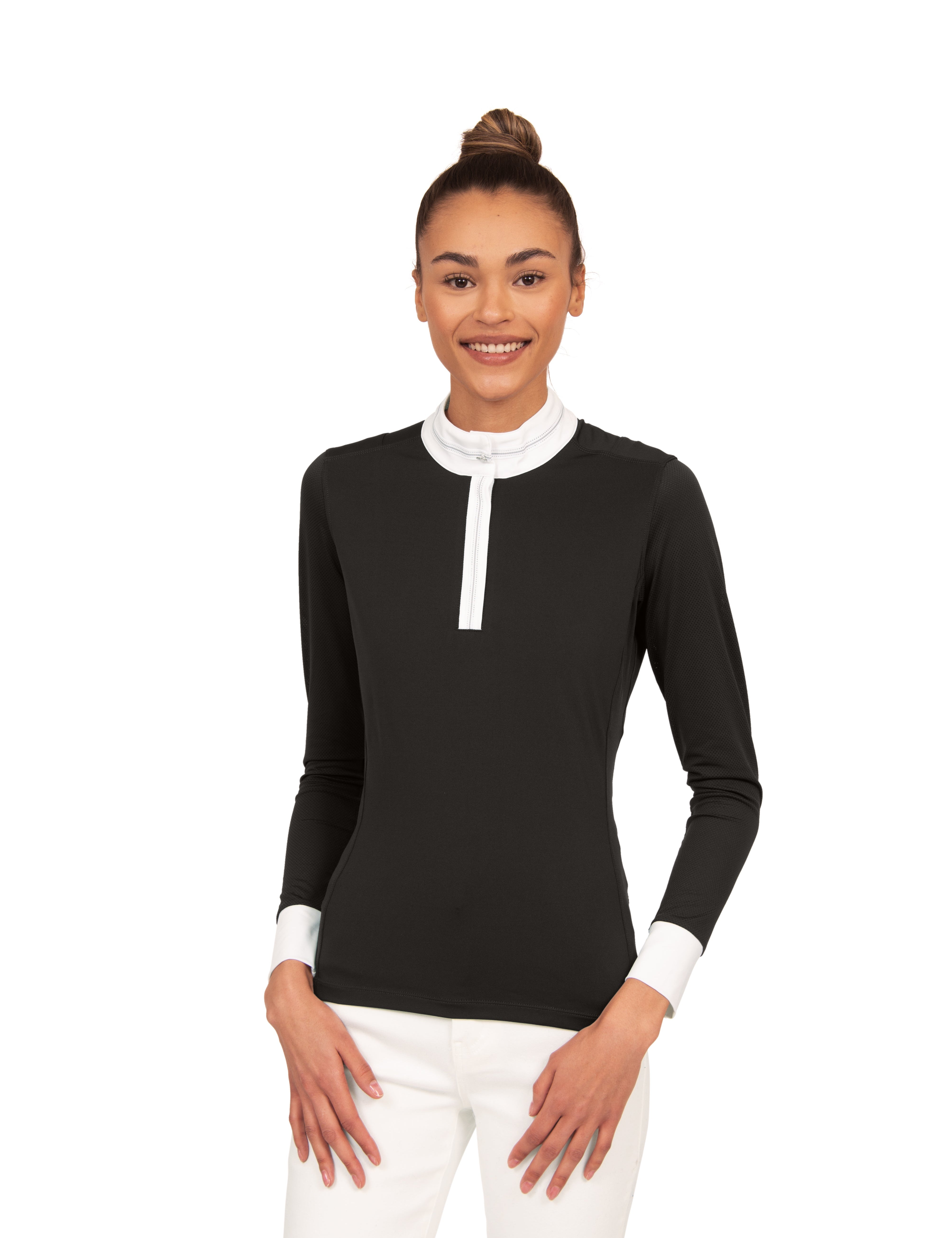 Chestnut Bay SkyCool® Long Sleeve Show Shirt - Chestnut Bay - Equiluxe Tack