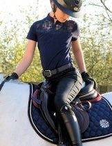 Children's Equestrian Shirt NADIA KIDS Design By Dalia - Equiluxe Tack - Equiluxe Tack