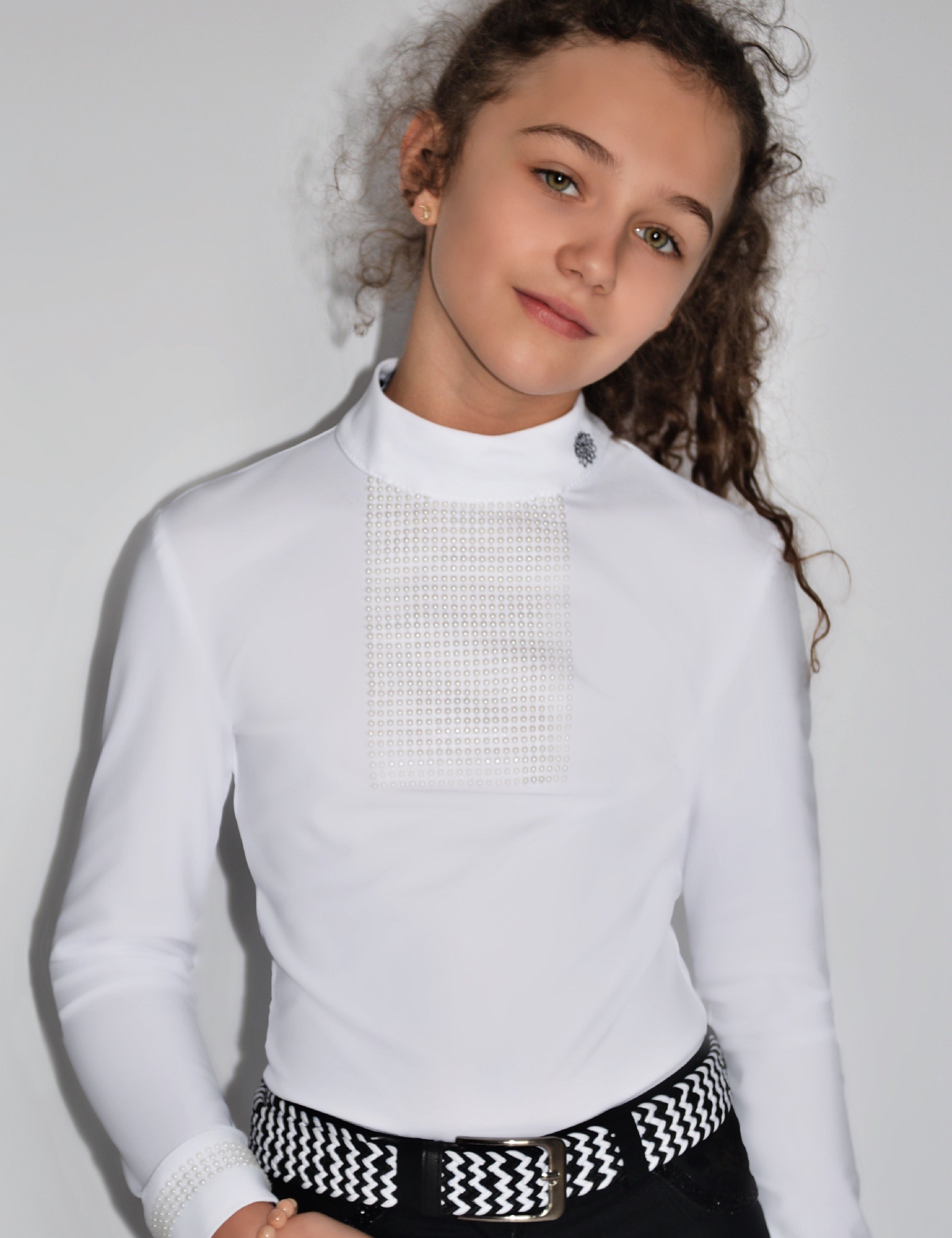 Children's Equestrian Show Shirt JADORE KIDS Design By Dalia - Equiluxe Tack - Equiluxe Tack