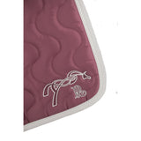 Pénélope Classic Point Sellier Saddle Pad - Magenta & White