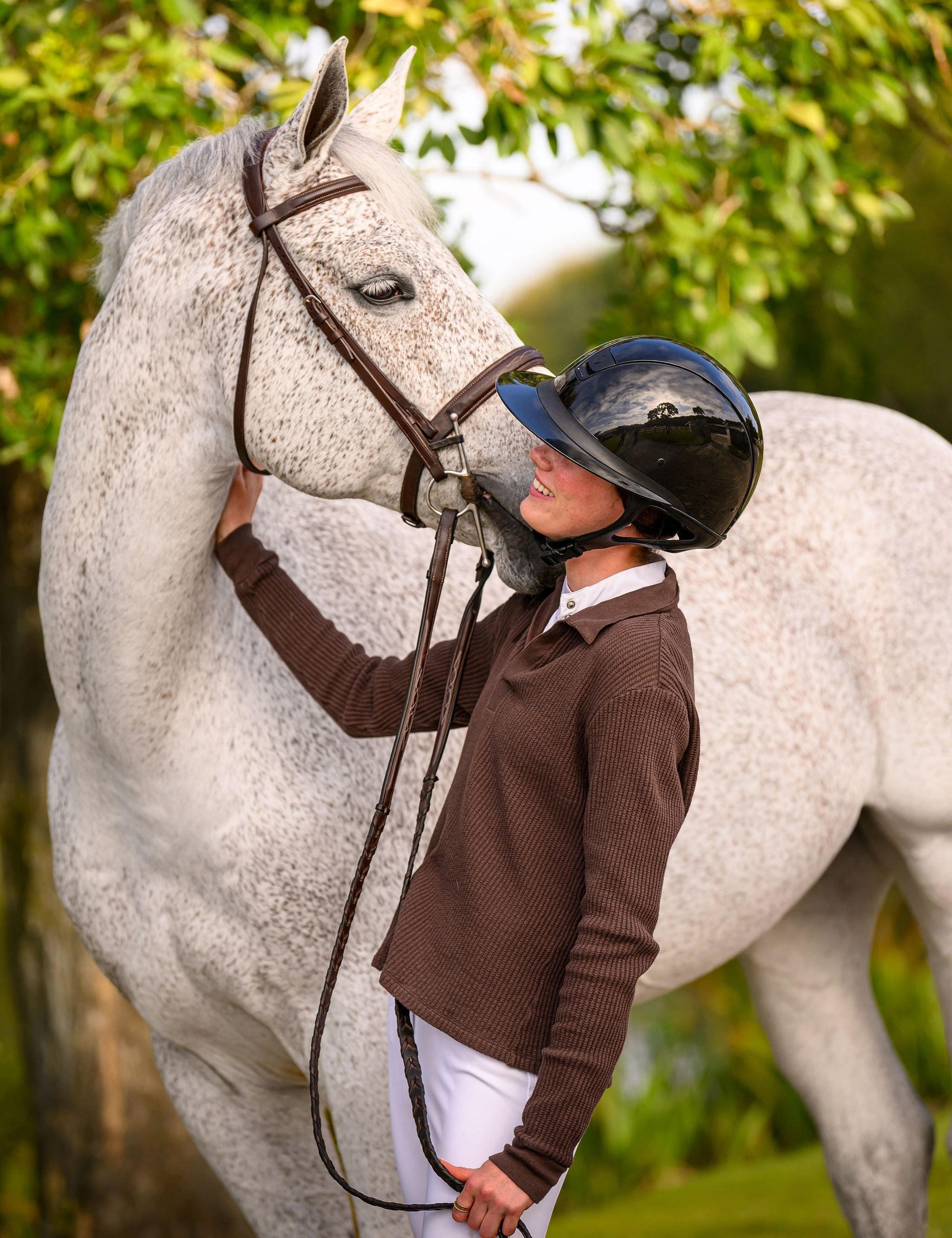 Coco Waffle Polo - Euphoric Equestrian - Equiluxe Tack