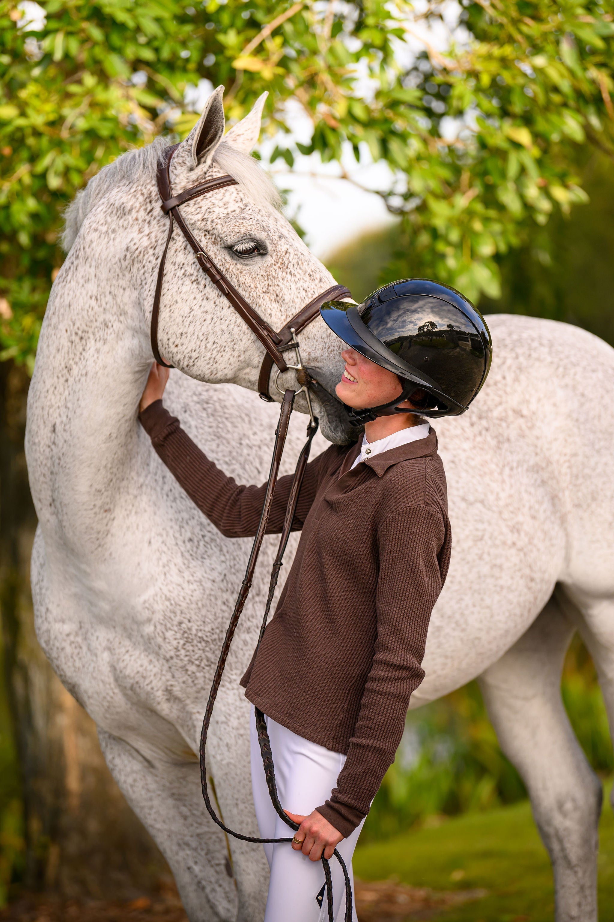 Coco Waffle Polo - Euphoric Equestrian - Equiluxe Tack