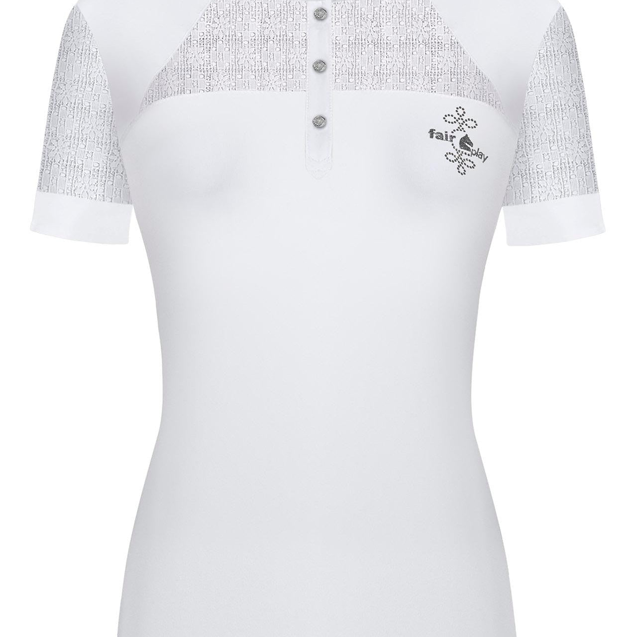 Competition shirt FP AIKO SS white 44 - Equiluxe Tack - Equiluxe Tack