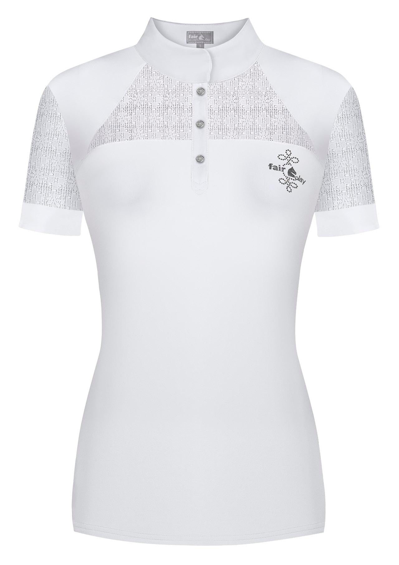 Competition shirt FP AIKO SS white 44 - Equiluxe Tack - Equiluxe Tack