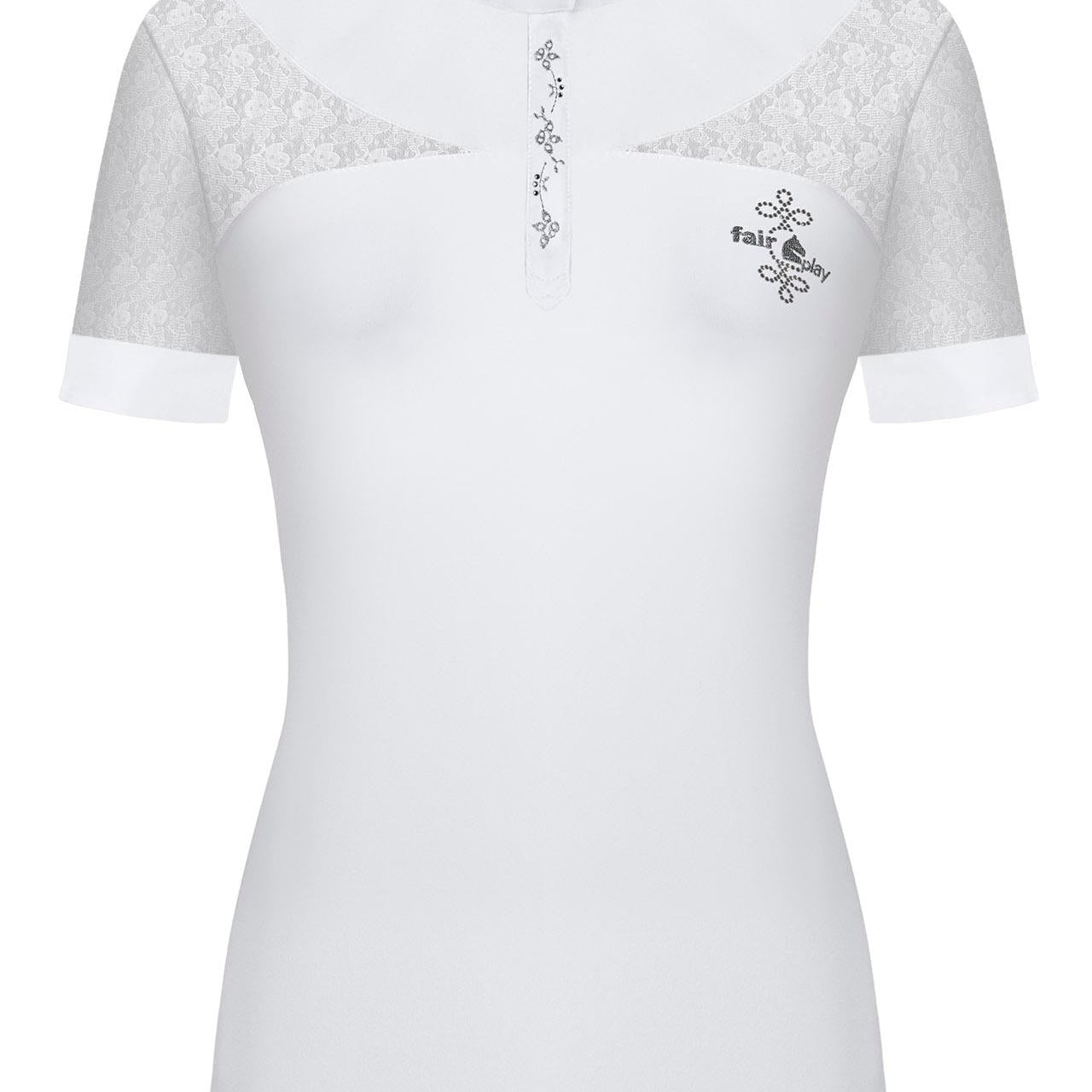 Competition shirt FP ALEXIS SS white 44 - Equiluxe Tack - Equiluxe Tack