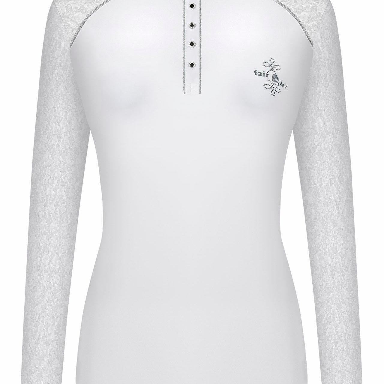 Competition shirt FP ANITA LS white 44 - Equiluxe Tack - Equiluxe Tack