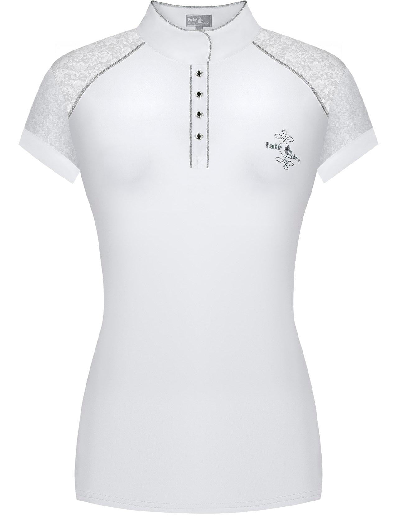 Competition shirt FP ANITA SS white 44 - Equiluxe Tack - Equiluxe Tack