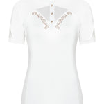 Competition shirt FP CATHRINE ROSEGOLD white 44 - Equiluxe Tack - Equiluxe Tack