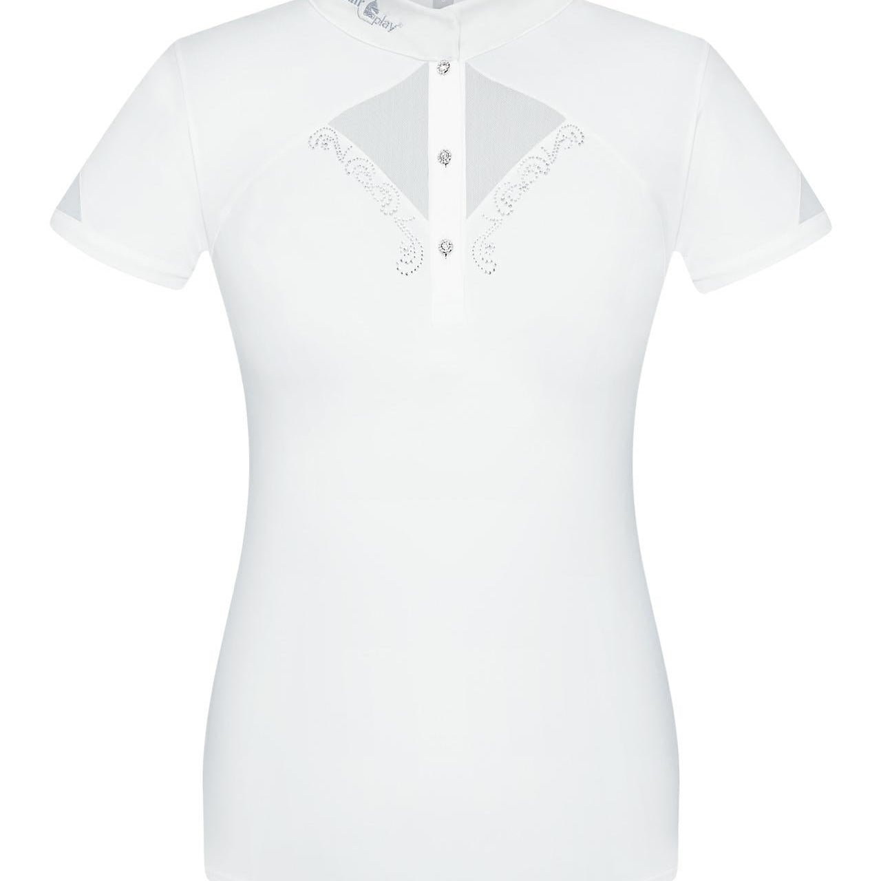 Competition shirt FP CATHRINE white 44 - Equiluxe Tack - Equiluxe Tack